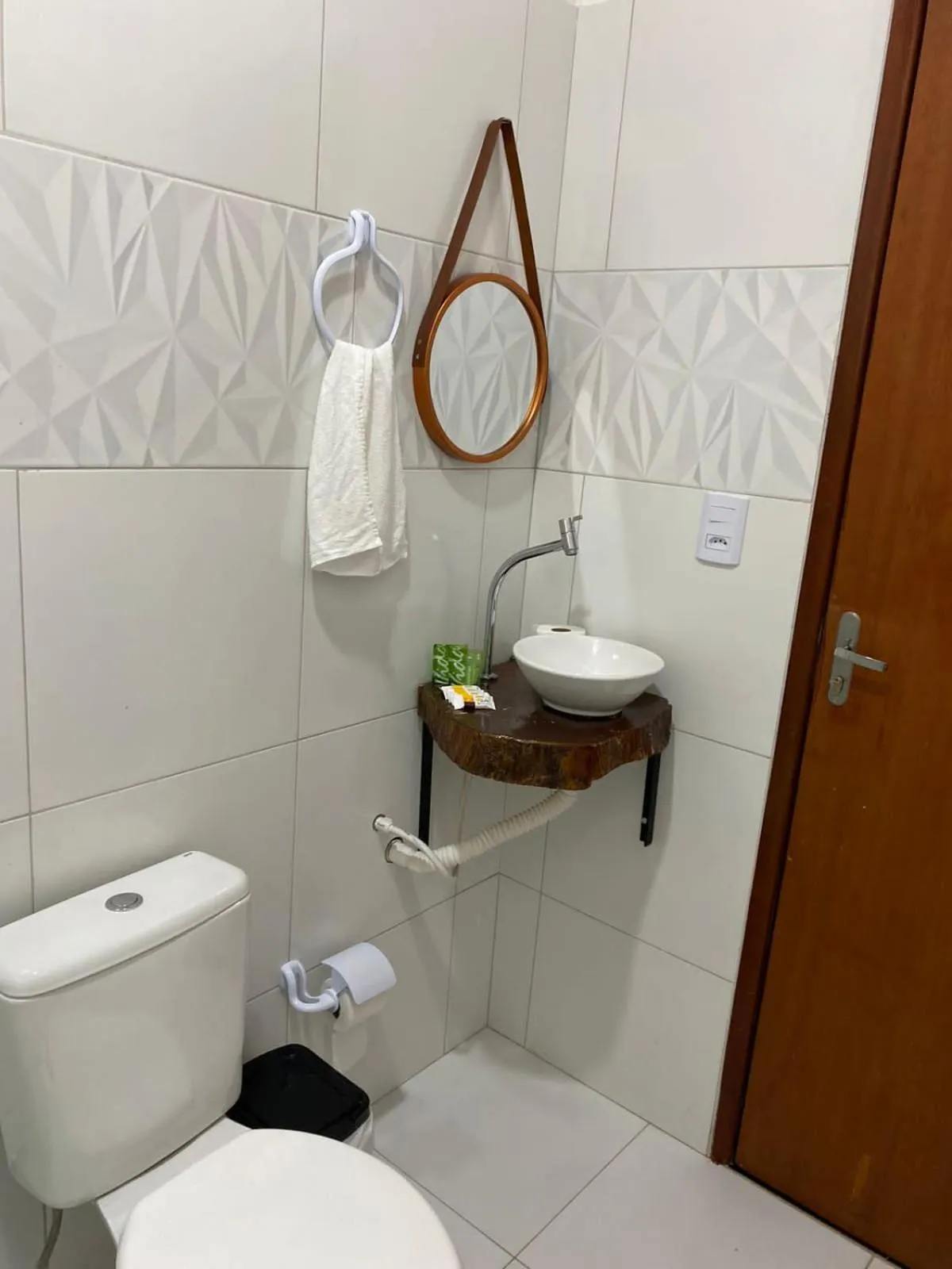 Bathroom in Chalés Passagem do Canto