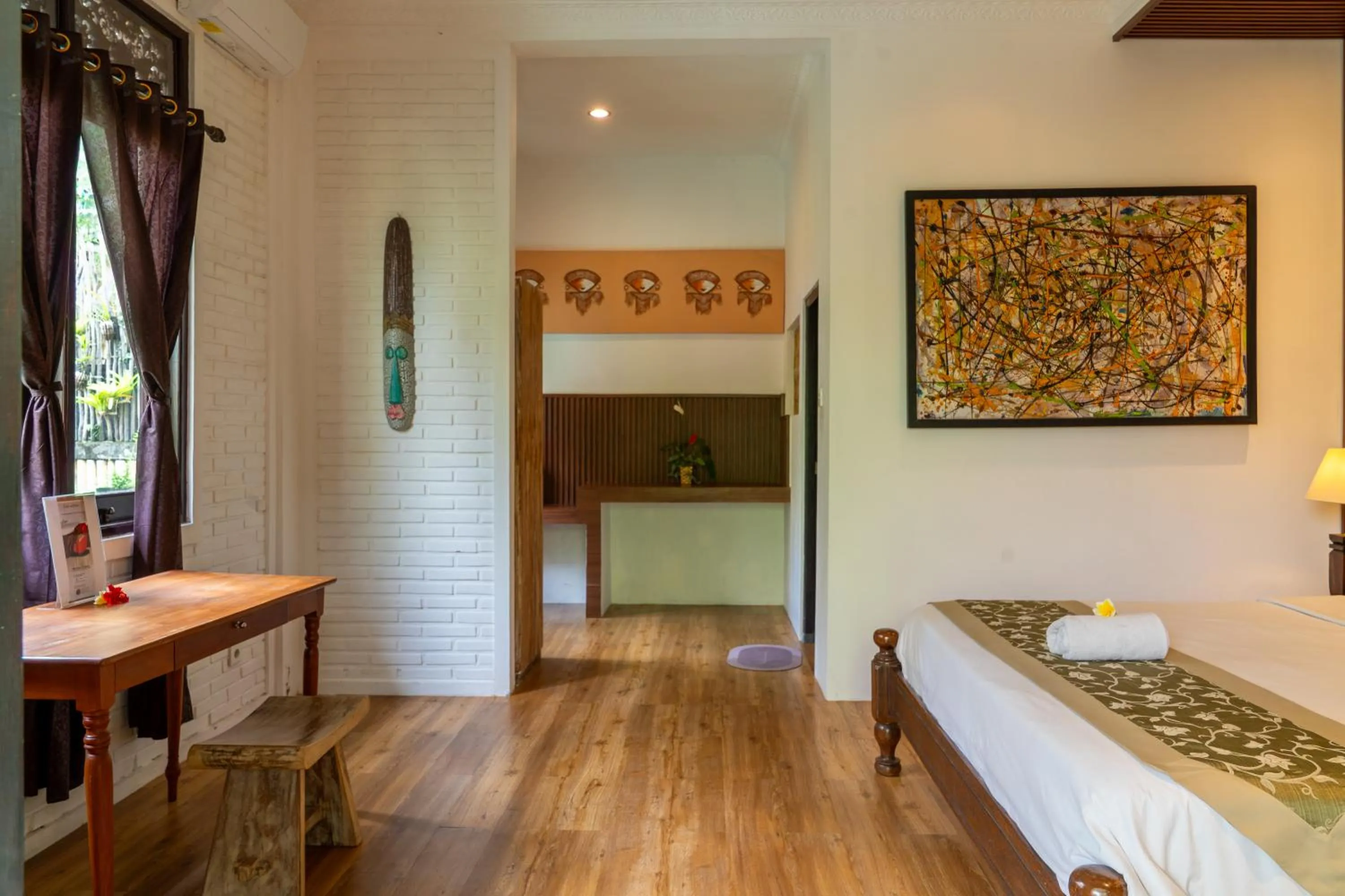 Photo of the whole room, Bed in Kausala Bisma Ubud