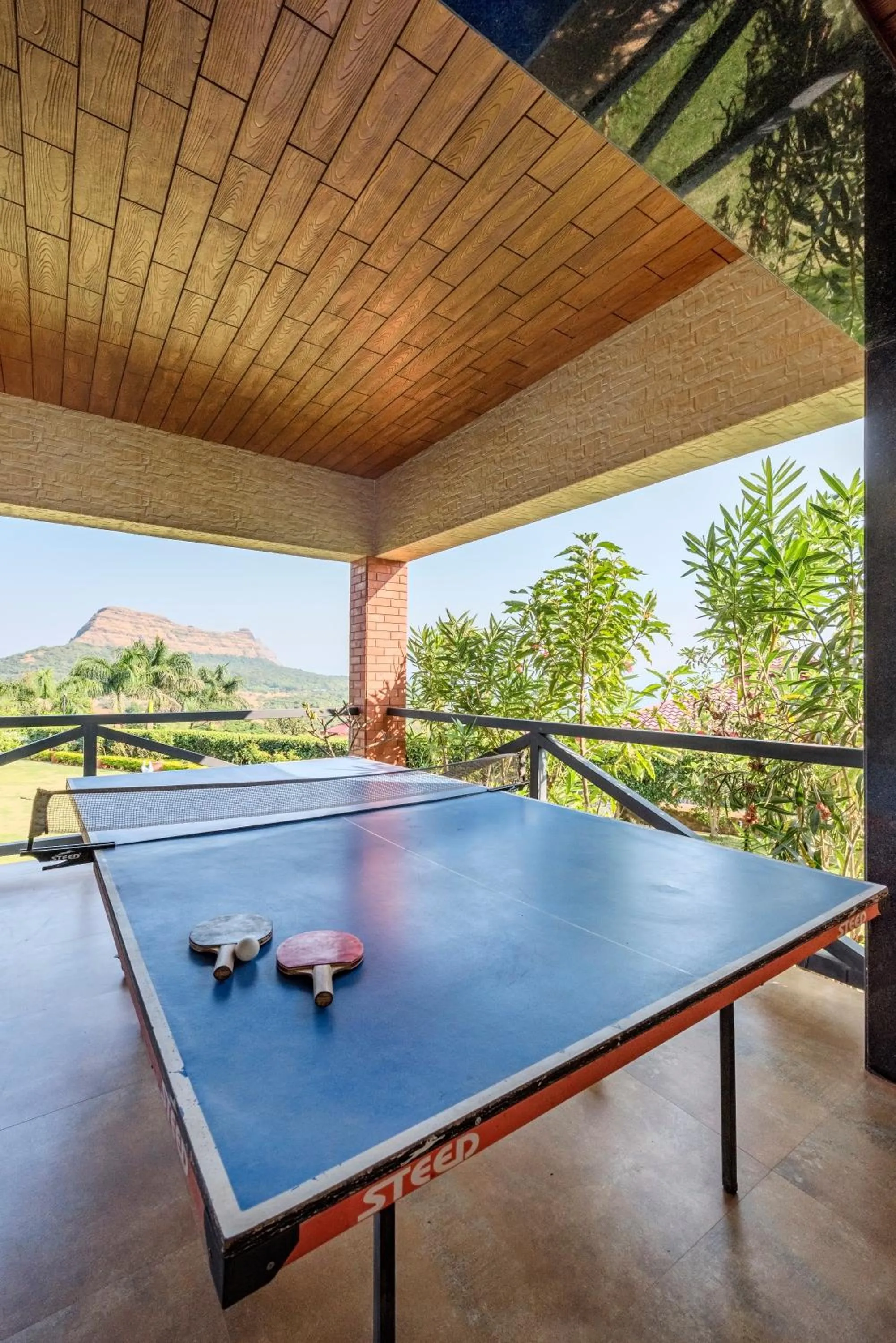 Day in SaffronStays Althea - 4BR veg-only luxury villa with pool, jacuzzis, gourmet meals and Lohagad-Pawna lake views