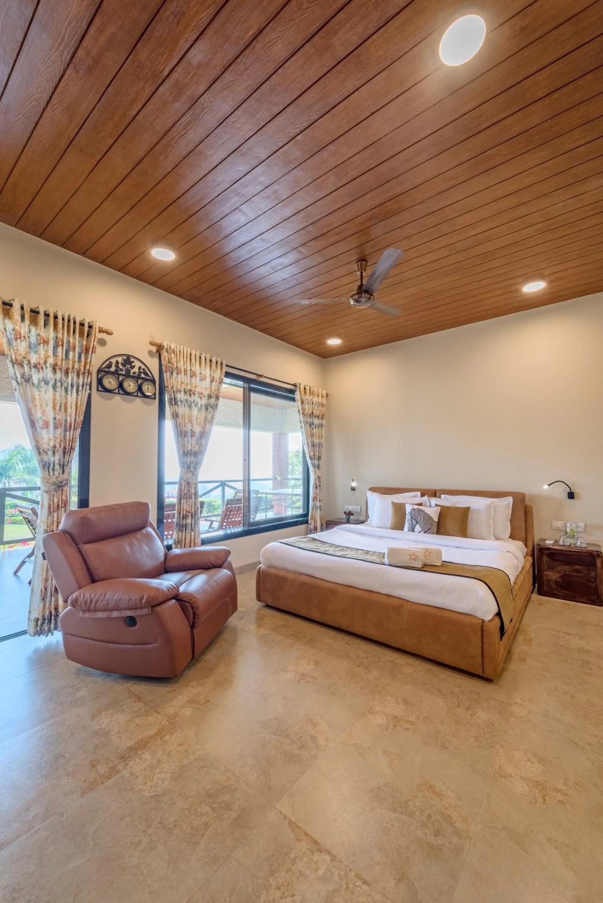 Bed in SaffronStays Althea - 4BR veg-only luxury villa with pool, jacuzzis, gourmet meals and Lohagad-Pawna lake views