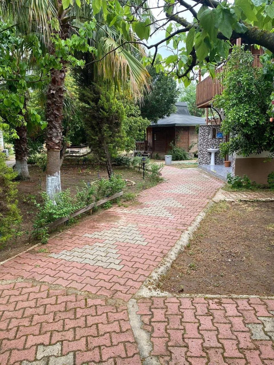 Garden in Likya Yanartaş Bungalow