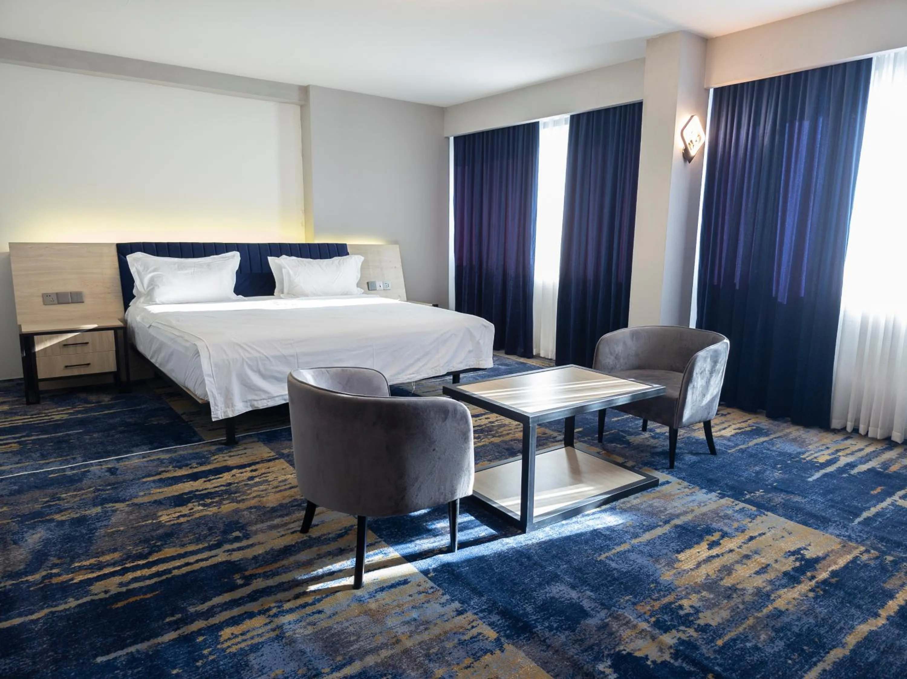 Bed in Andijon International Hotel