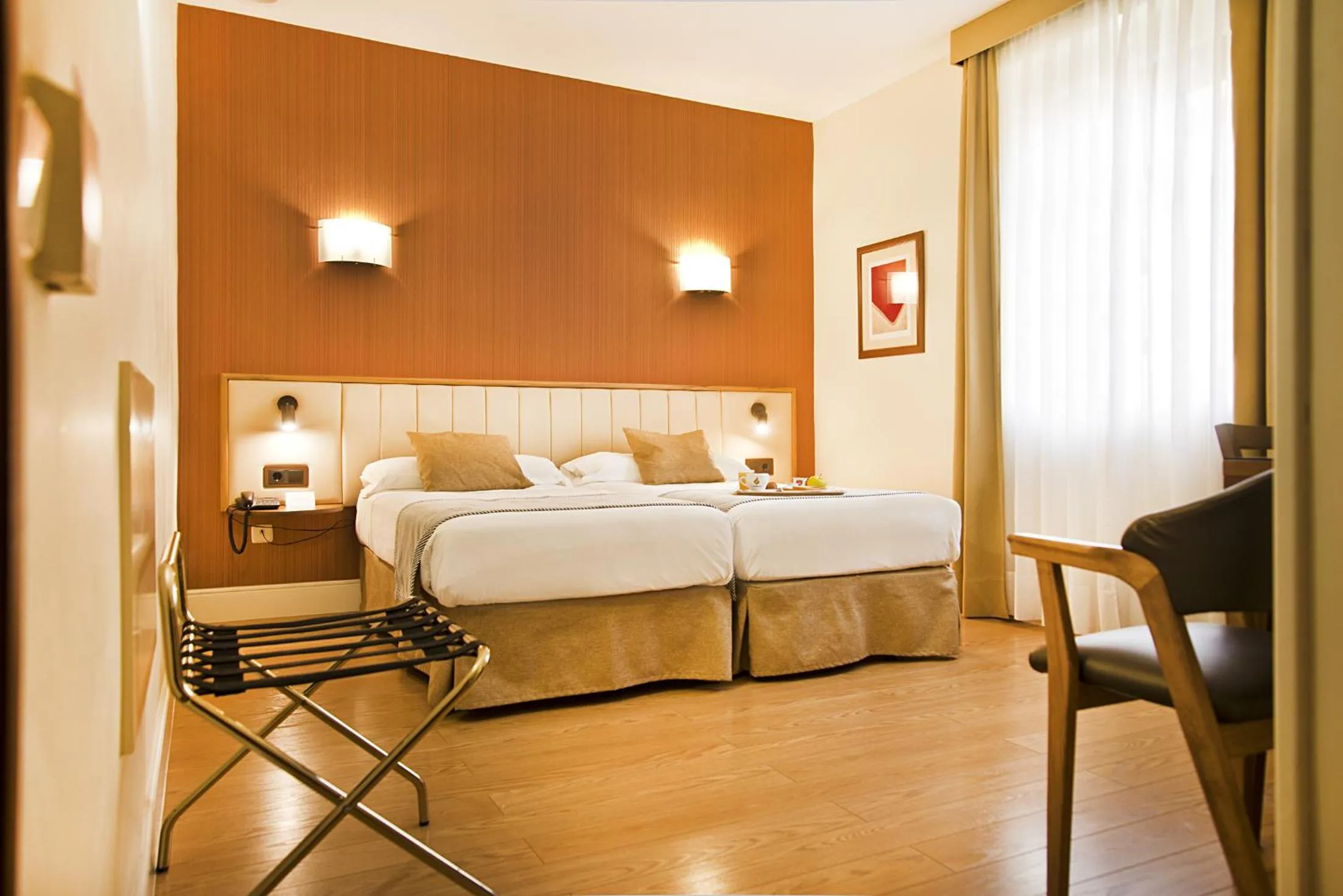 Bed in Hospedium Hotel Los Condes