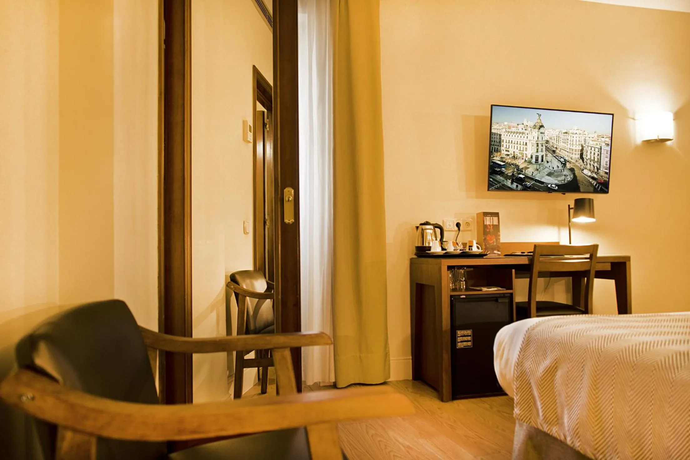 Bed in Hospedium Hotel Los Condes