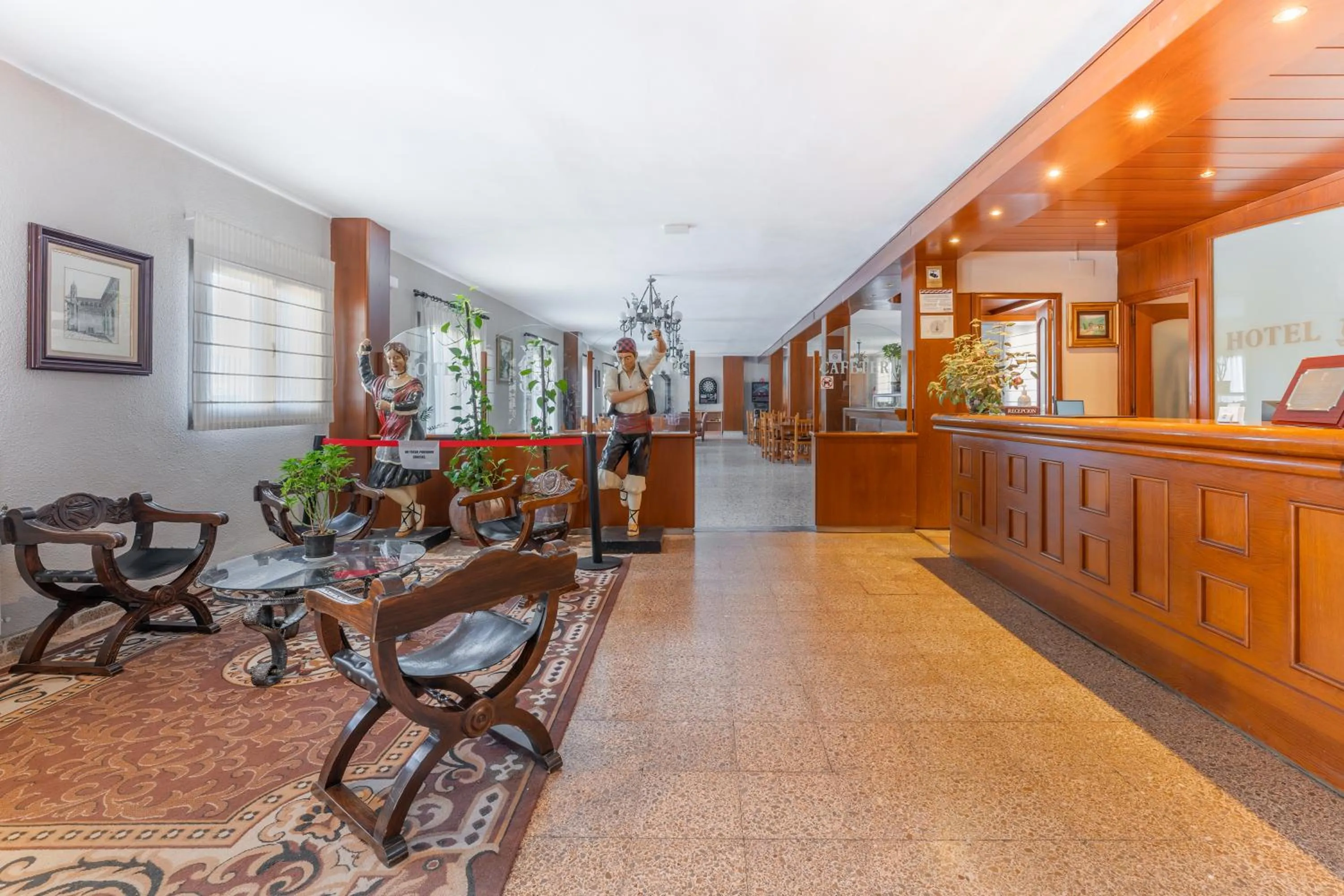 Lobby or reception in Hotel Mora