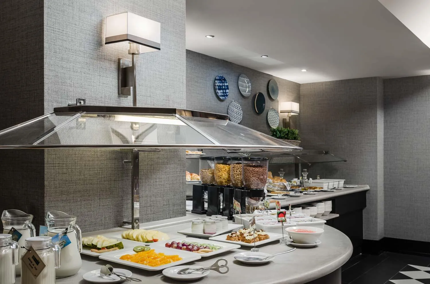 Buffet breakfast in Hotel Asset Torrejón