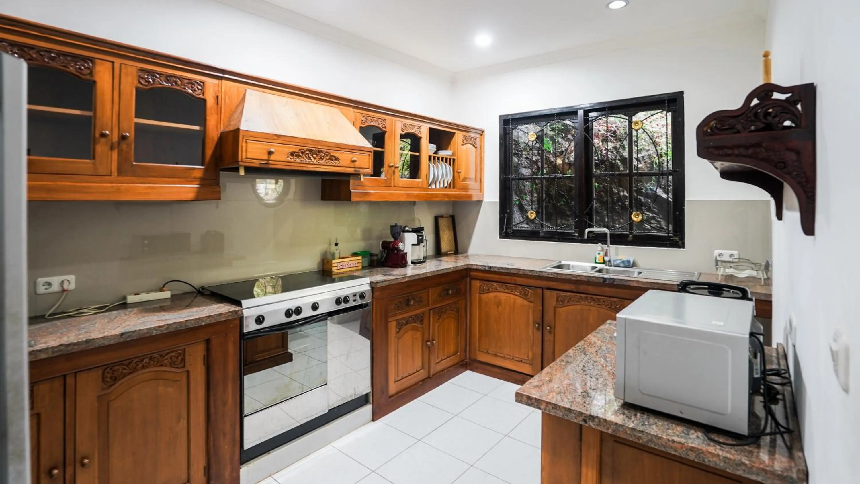 kitchen in The Lavana Villa Lombok Sunset
