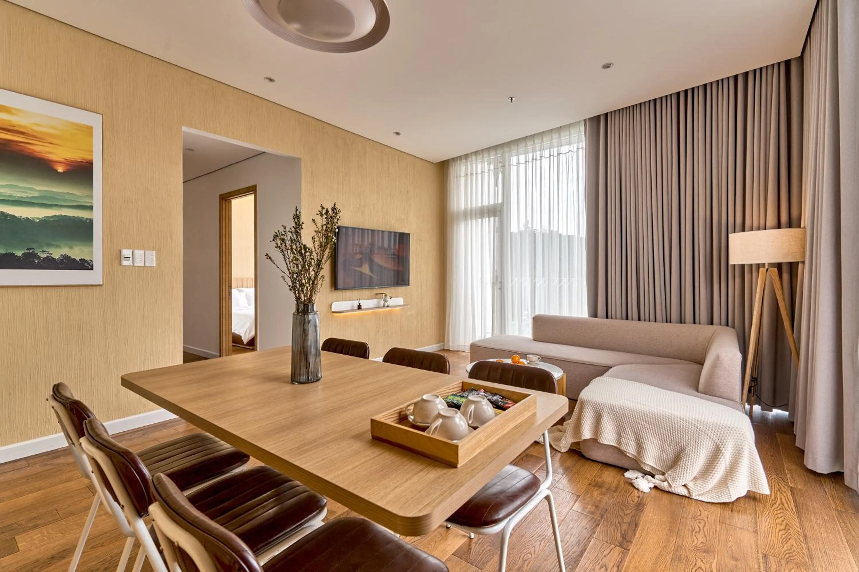 Living room in Adela Hotel Dalat