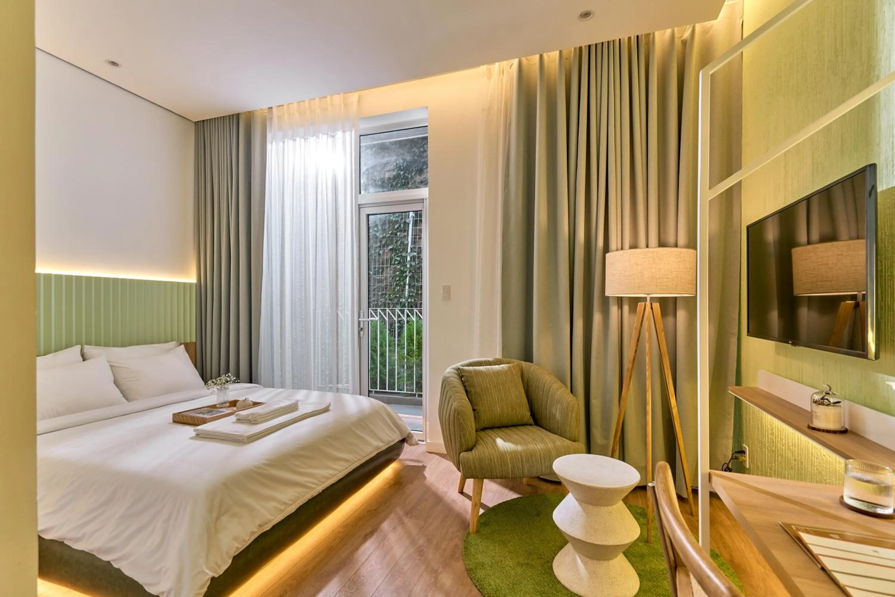 Bed in Adela Hotel Dalat