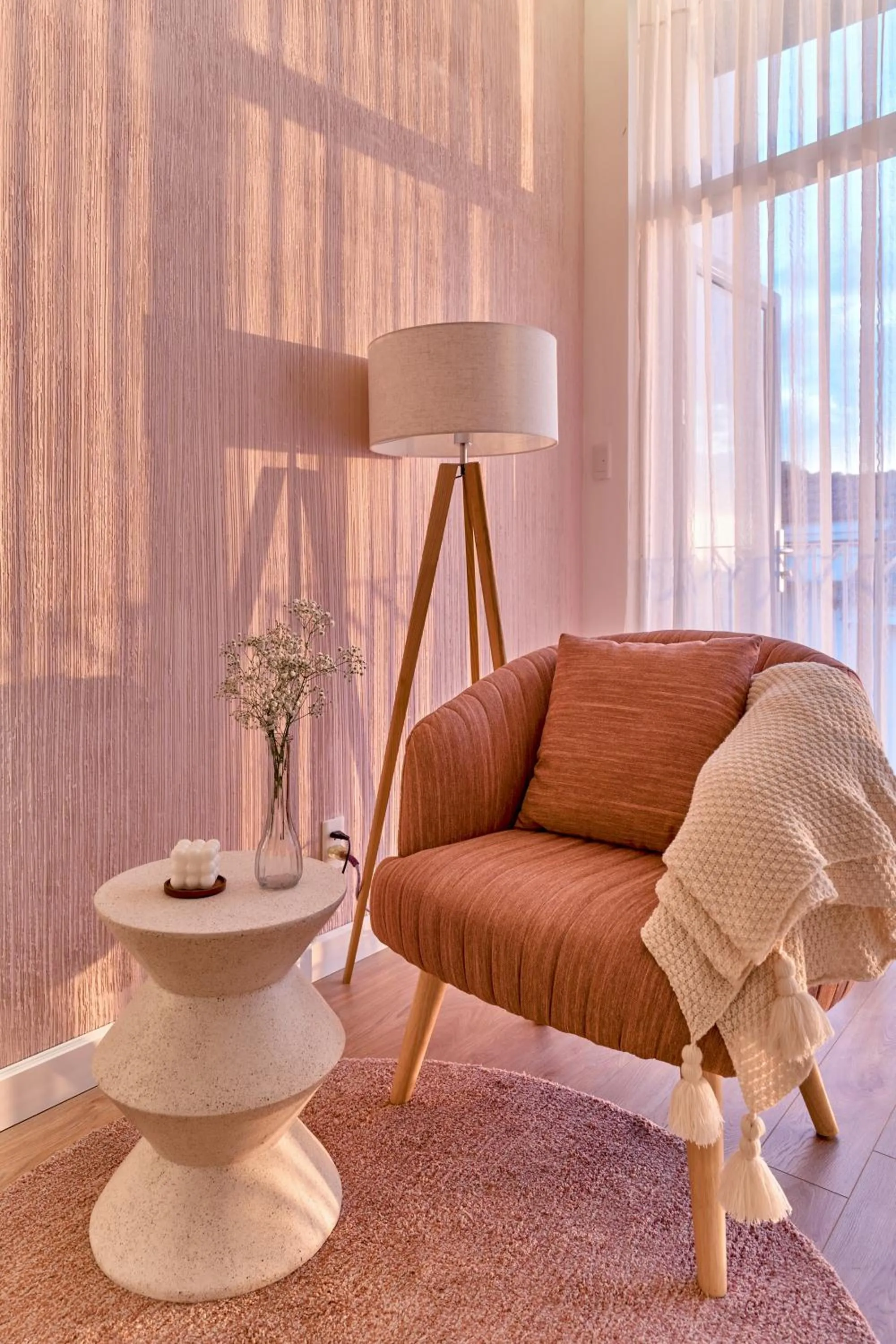 Seating area in Adela Hotel Dalat