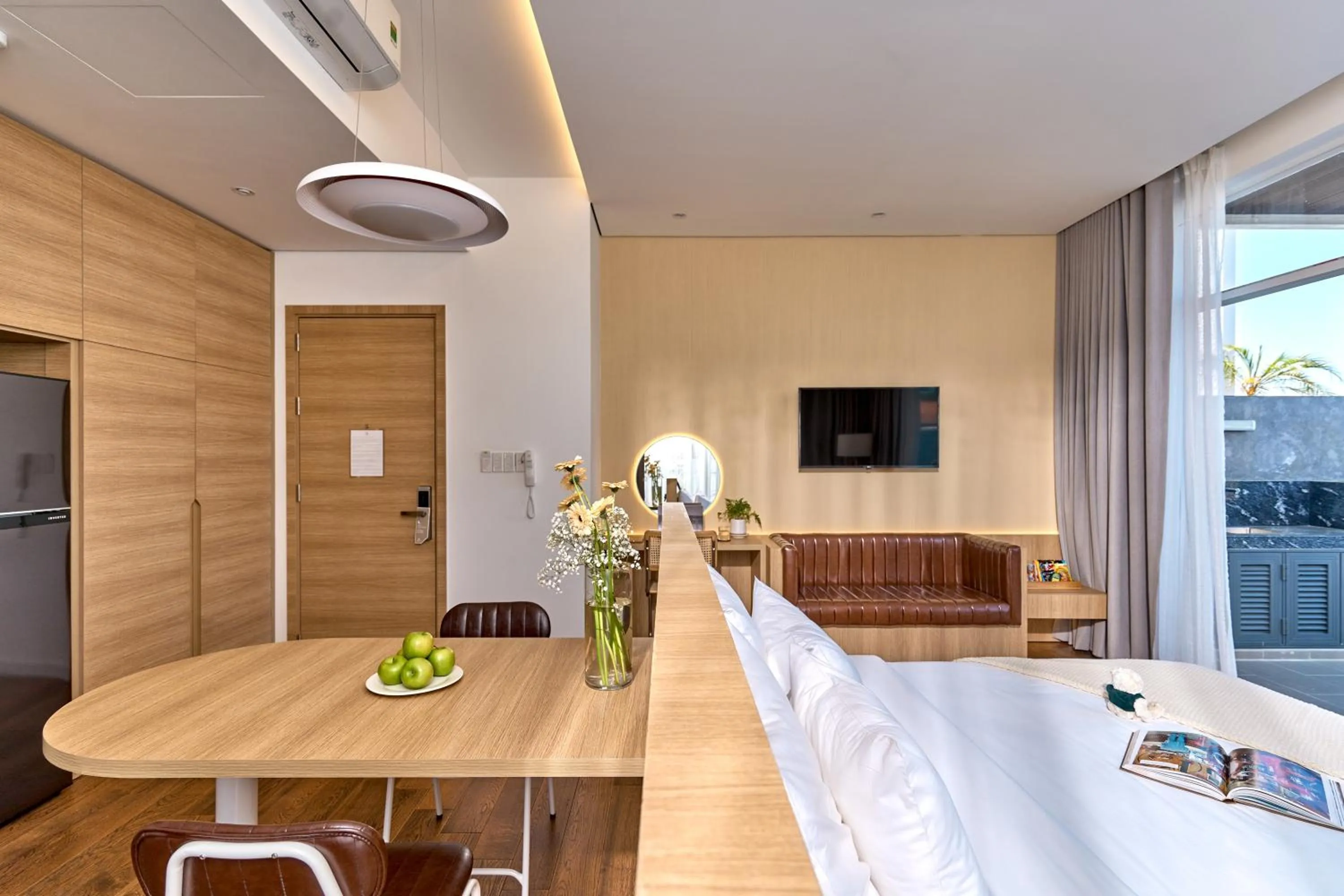 Seating area in Adela Hotel Dalat