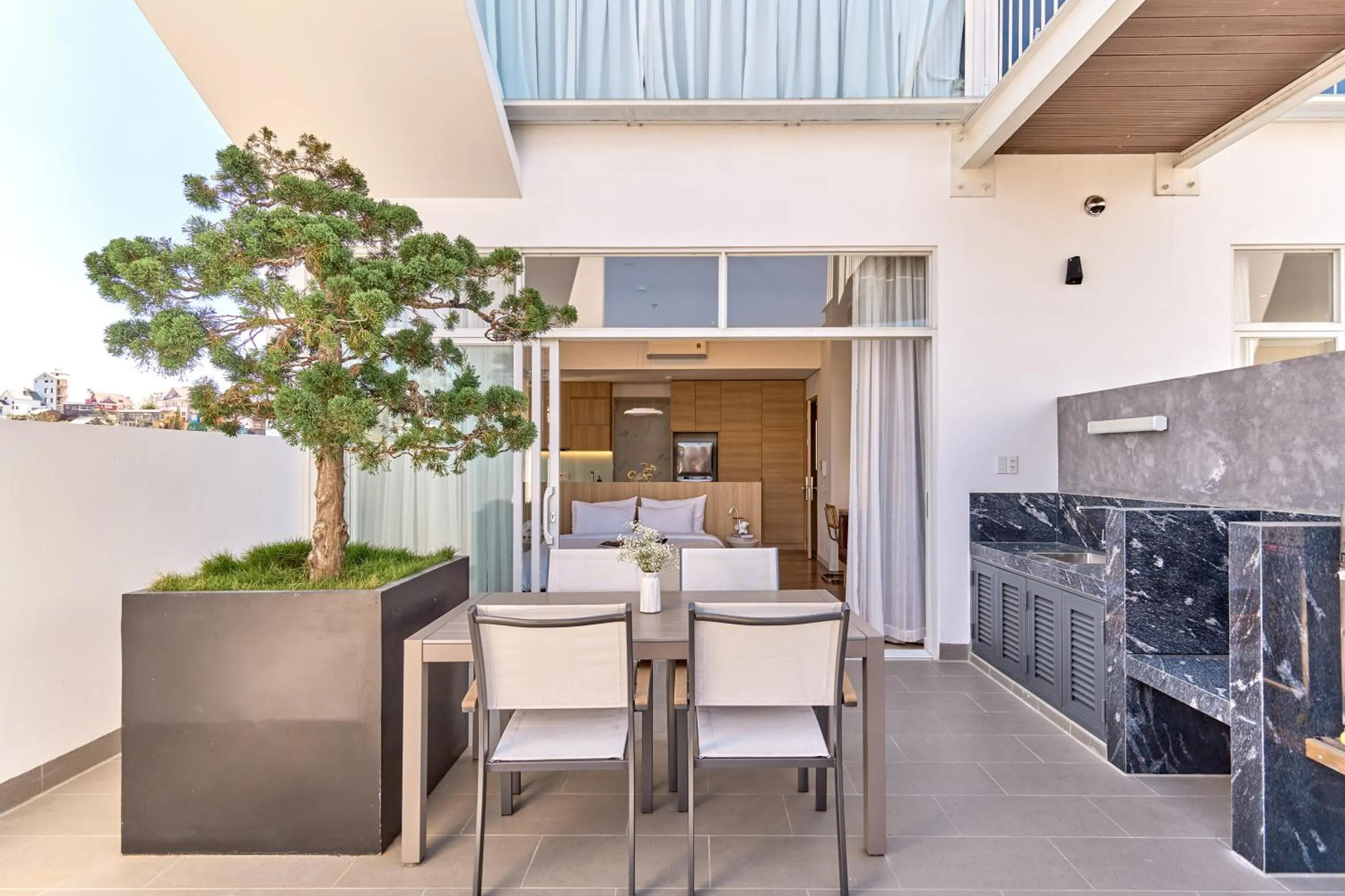 Living room in Adela Hotel Dalat