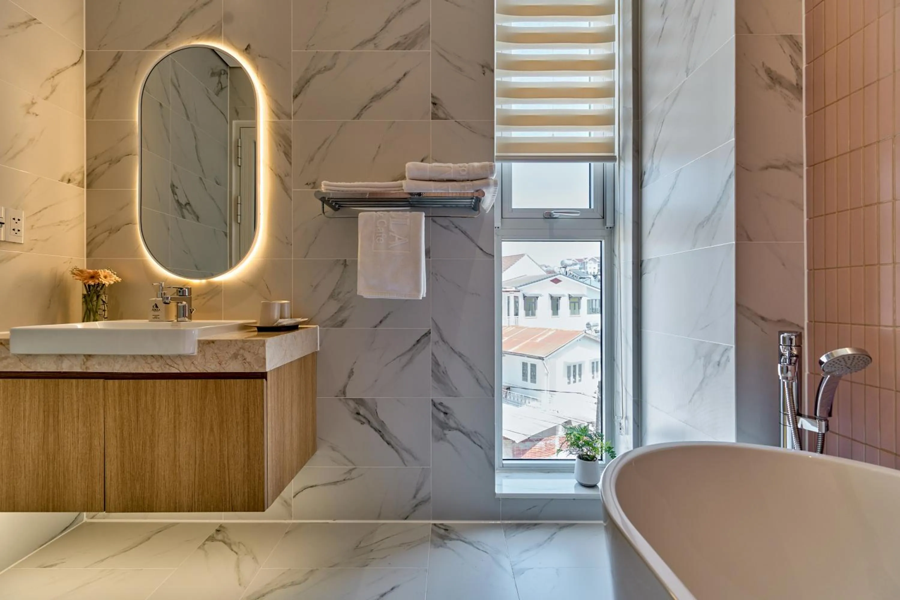 Bathroom in Adela Hotel Dalat