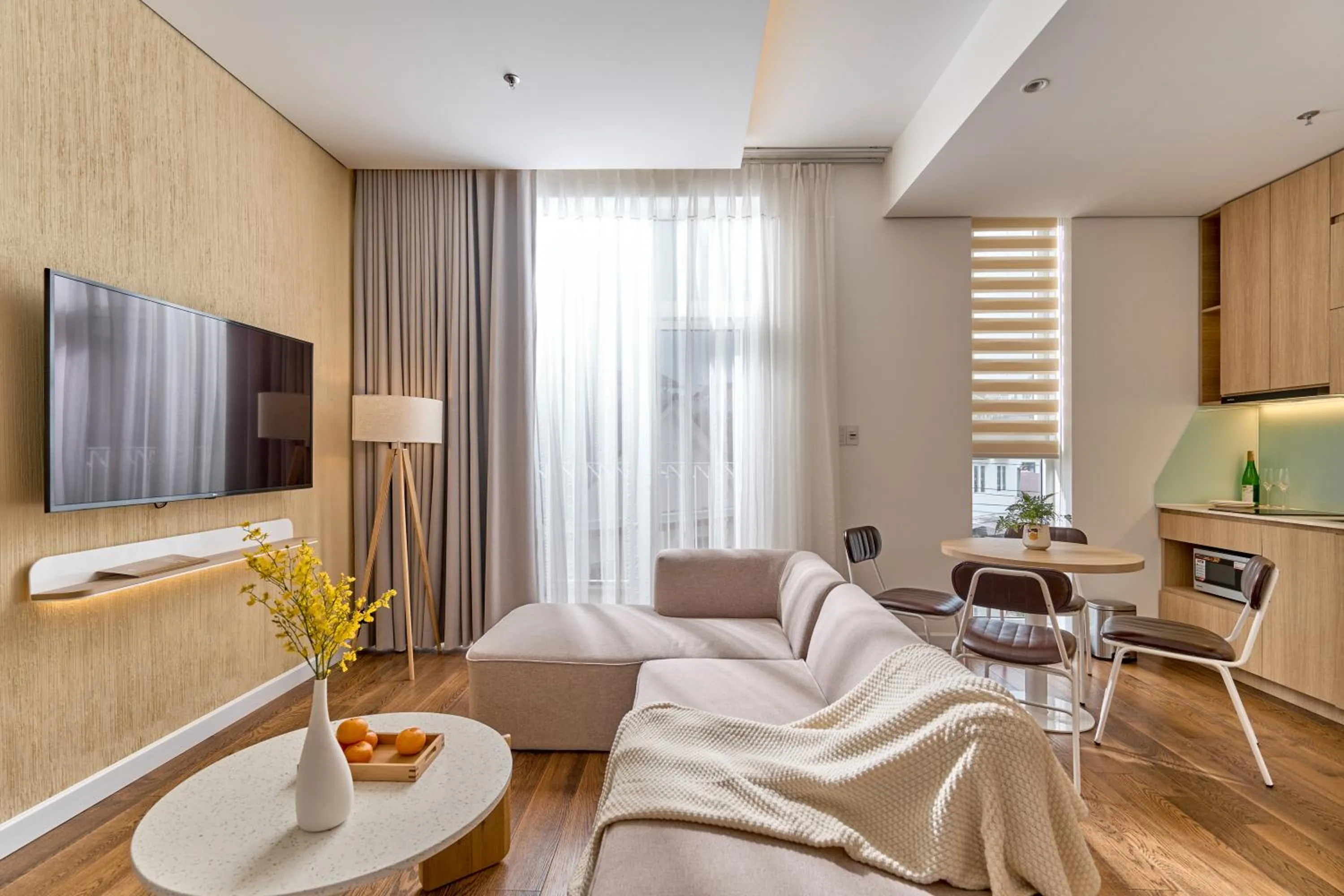 Communal lounge/ TV room in Adela Hotel Dalat