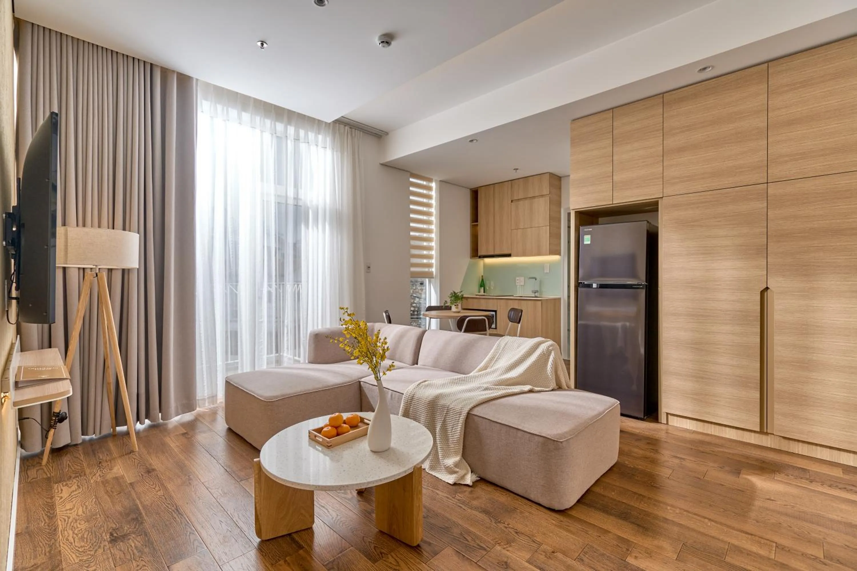 Kitchen or kitchenette in Adela Hotel Dalat