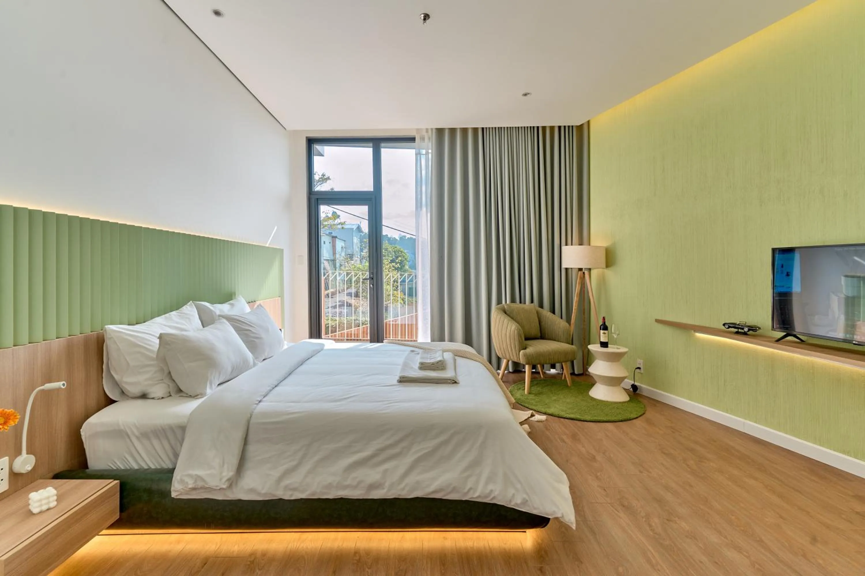 Bed in Adela Hotel Dalat