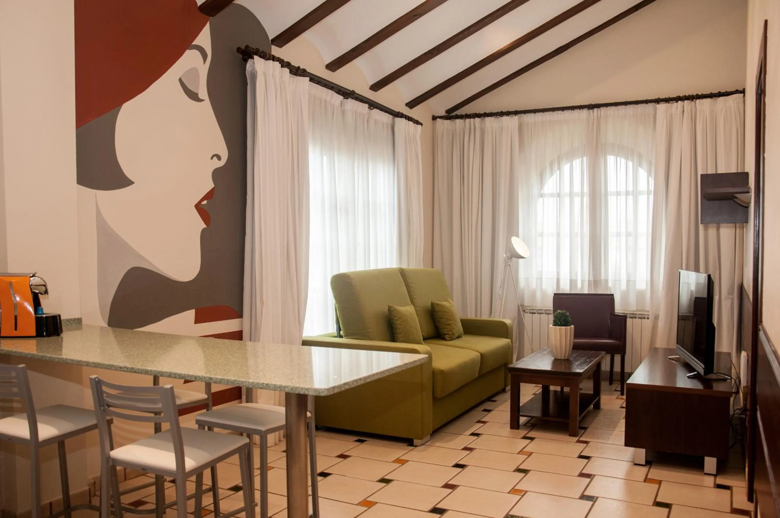 Kitchen or kitchenette in Apartamentos Costa Esmeralda