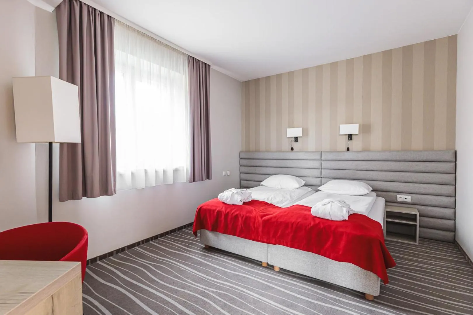 Bed in Hotel Akwawit