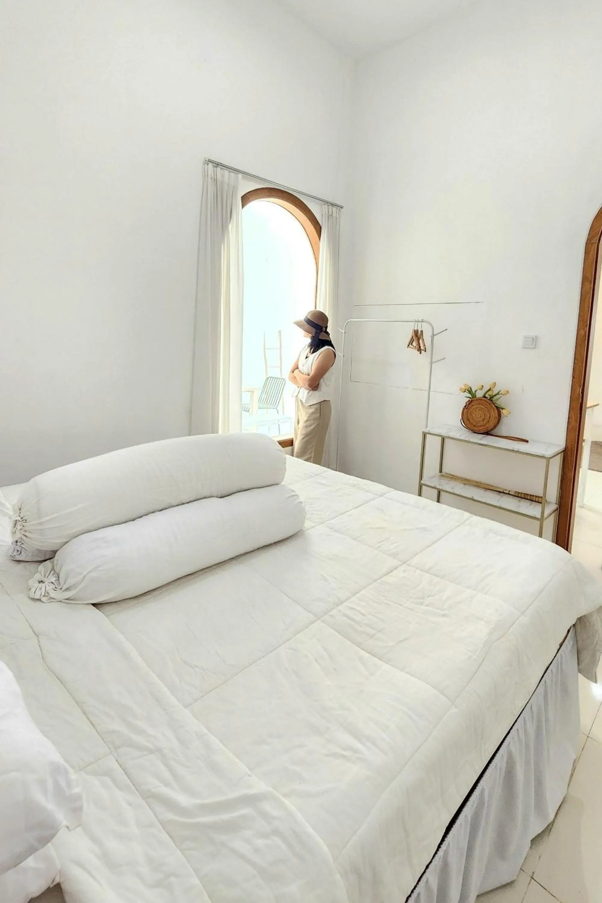 Bedroom, Bed in Floraison Living Villa Yogyakarta