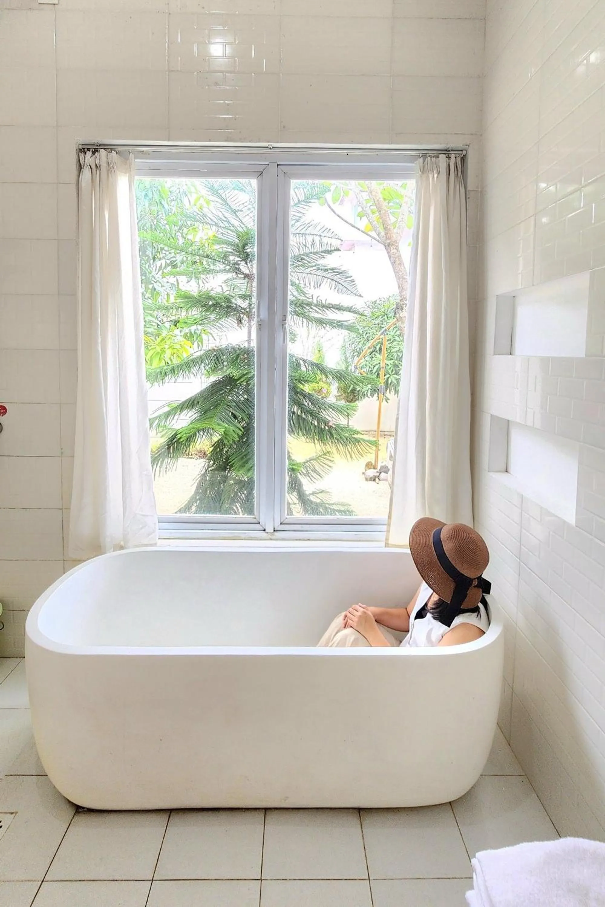 Bathroom in Floraison Living Villa Yogyakarta