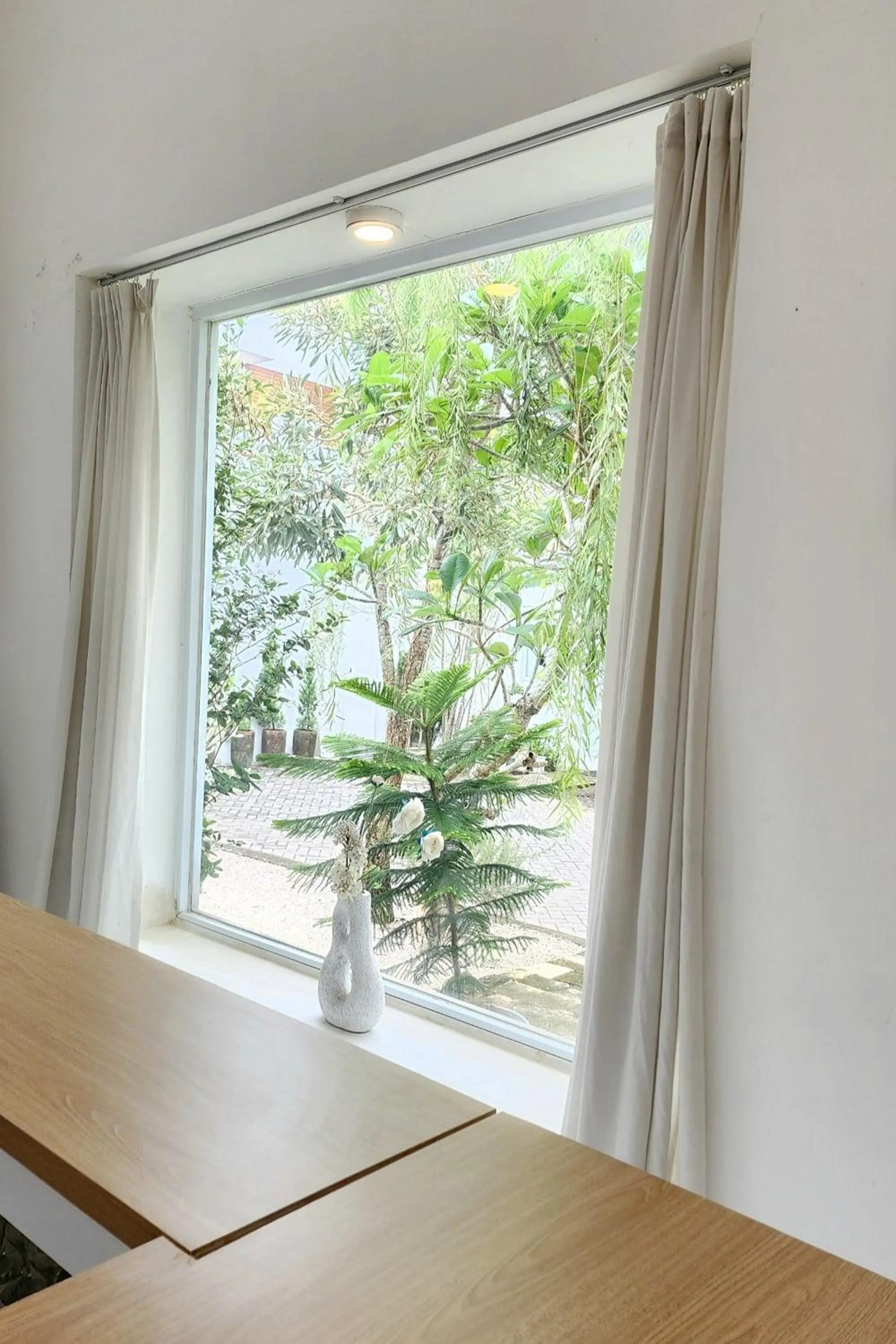 Garden view in Floraison Living Villa Yogyakarta