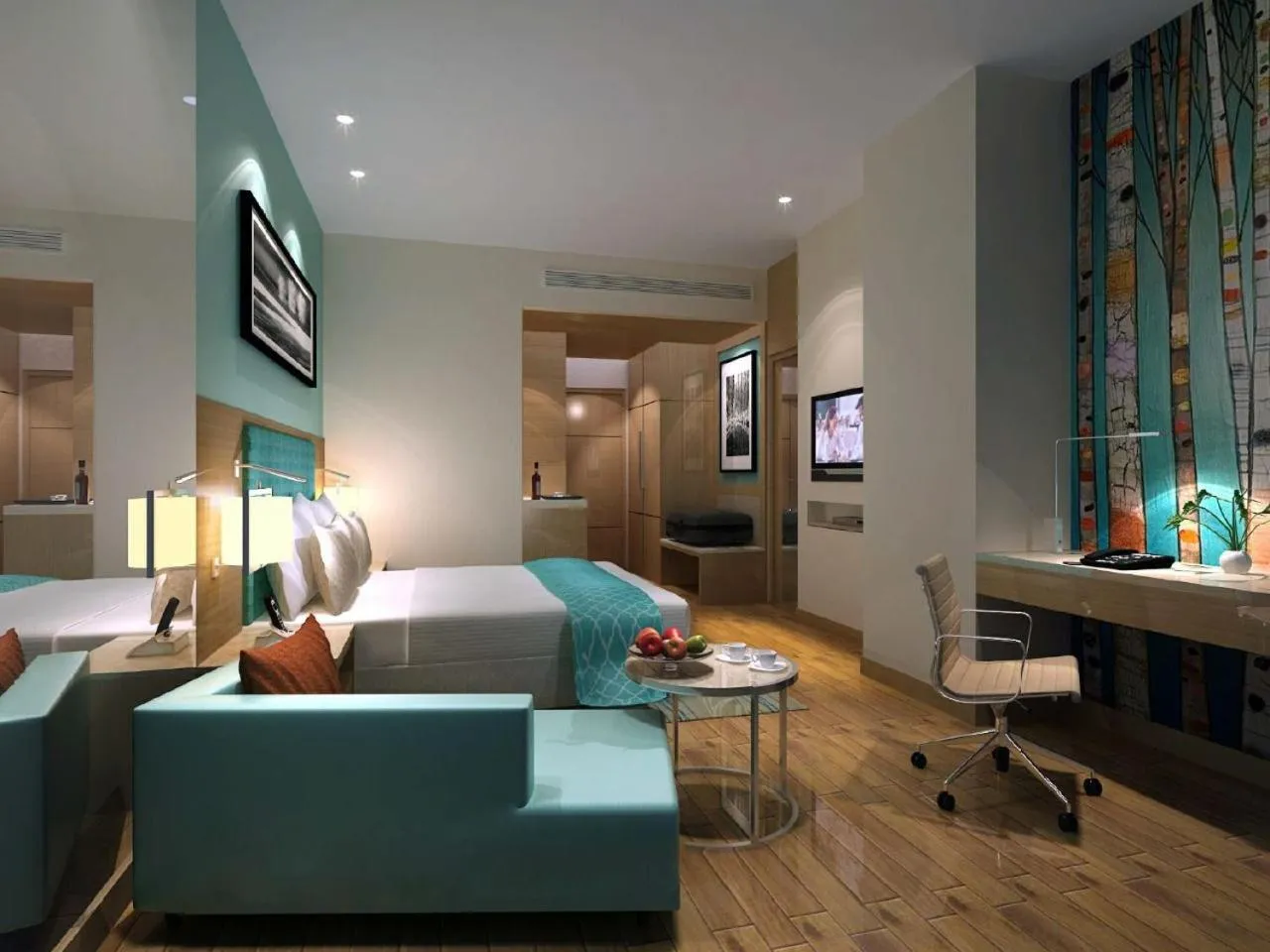 Bed in Best Western Plus Chandigarh Mohali