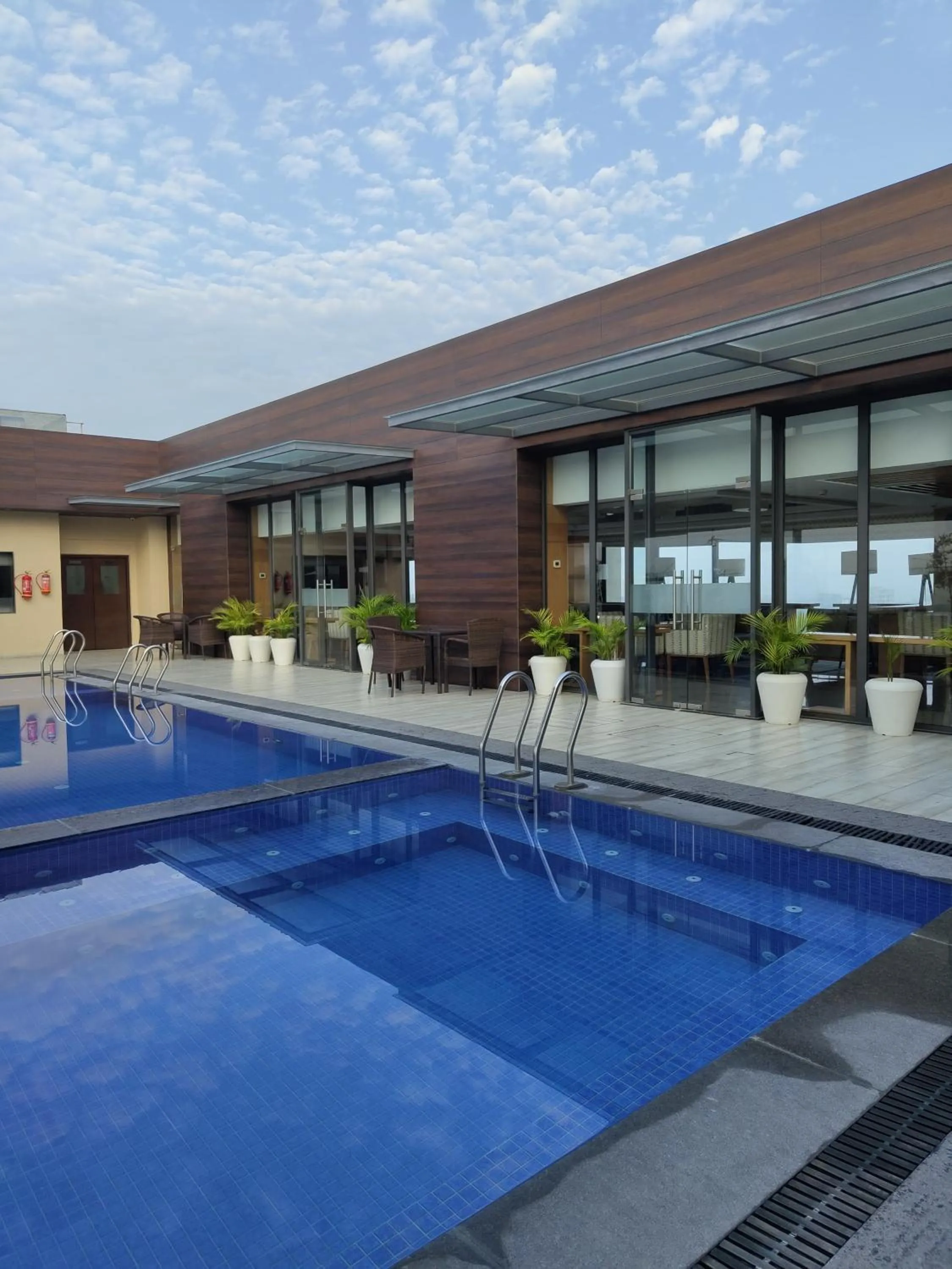 Pool view in Best Western Plus Chandigarh Mohali