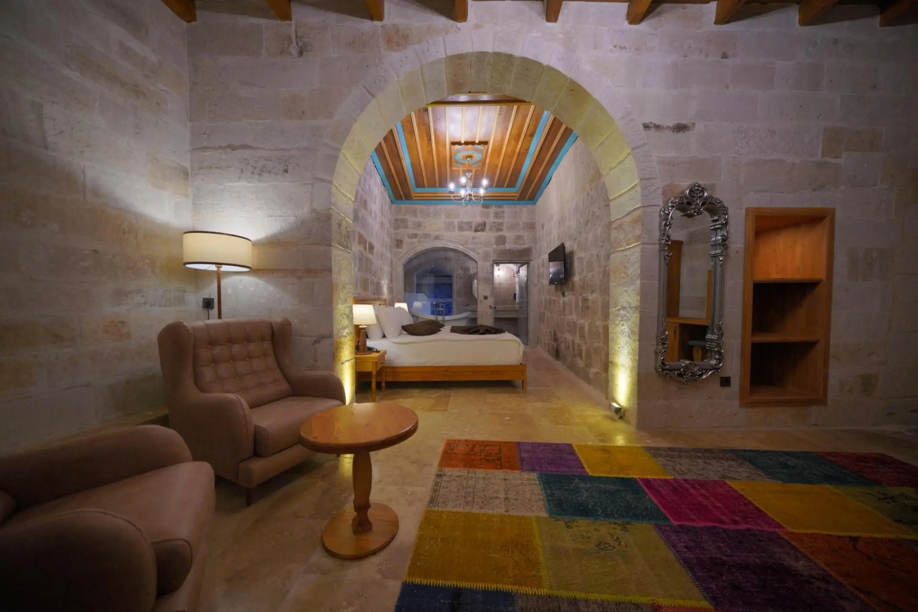 Deluxe Queen Room in Cappadocia Secret Hill Cave Suites Deluxe Queen Room in Cappadocia Secret Hill Cave Suites