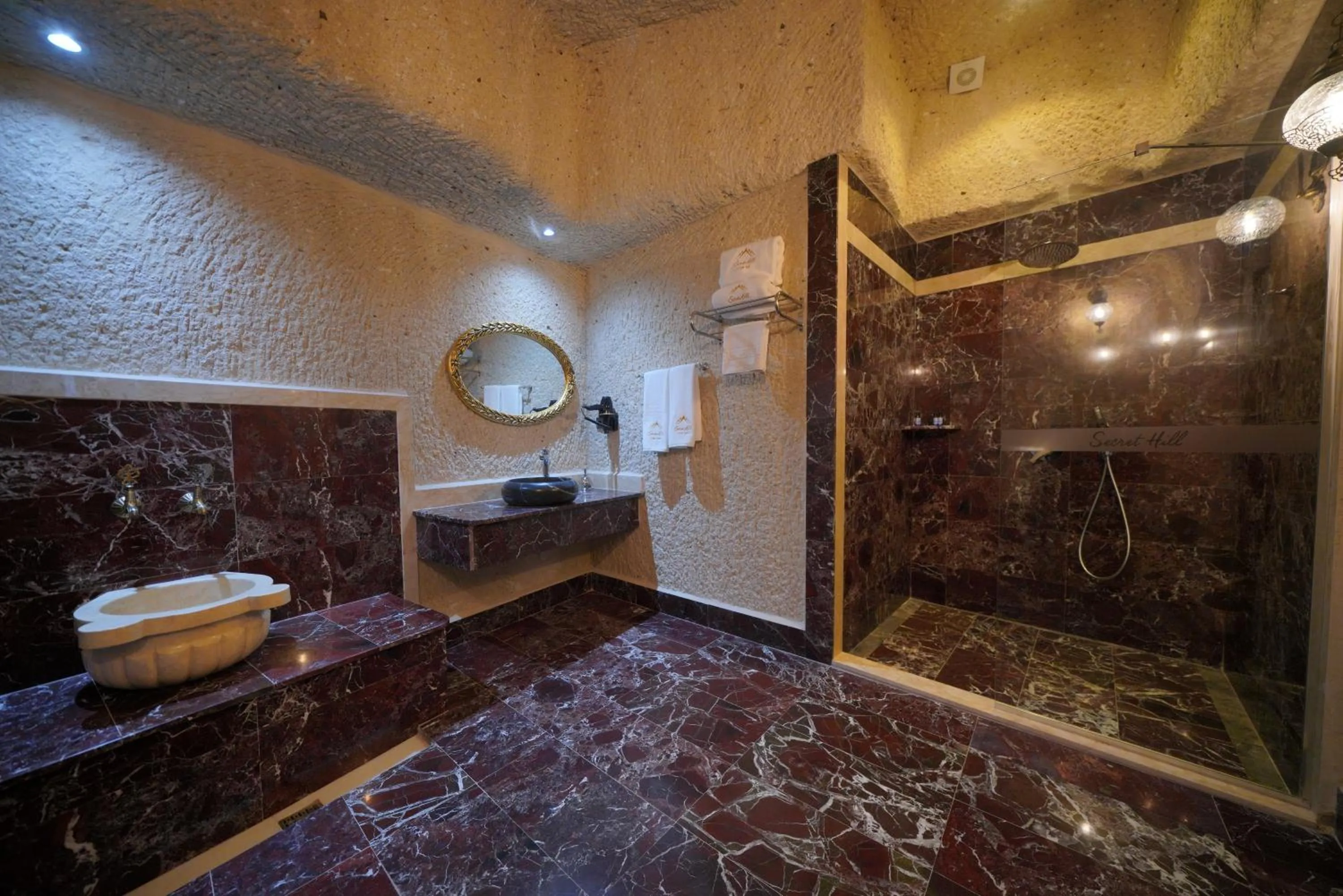 Shower in Cappadocia Secret Hill Cave Suites