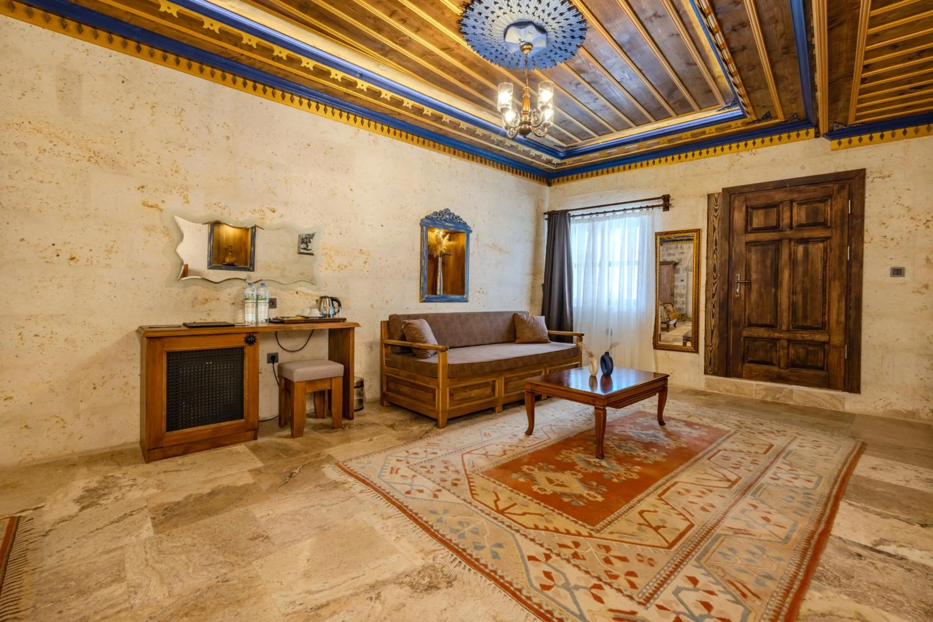 Living room in Cappadocia Secret Hill Cave Suites