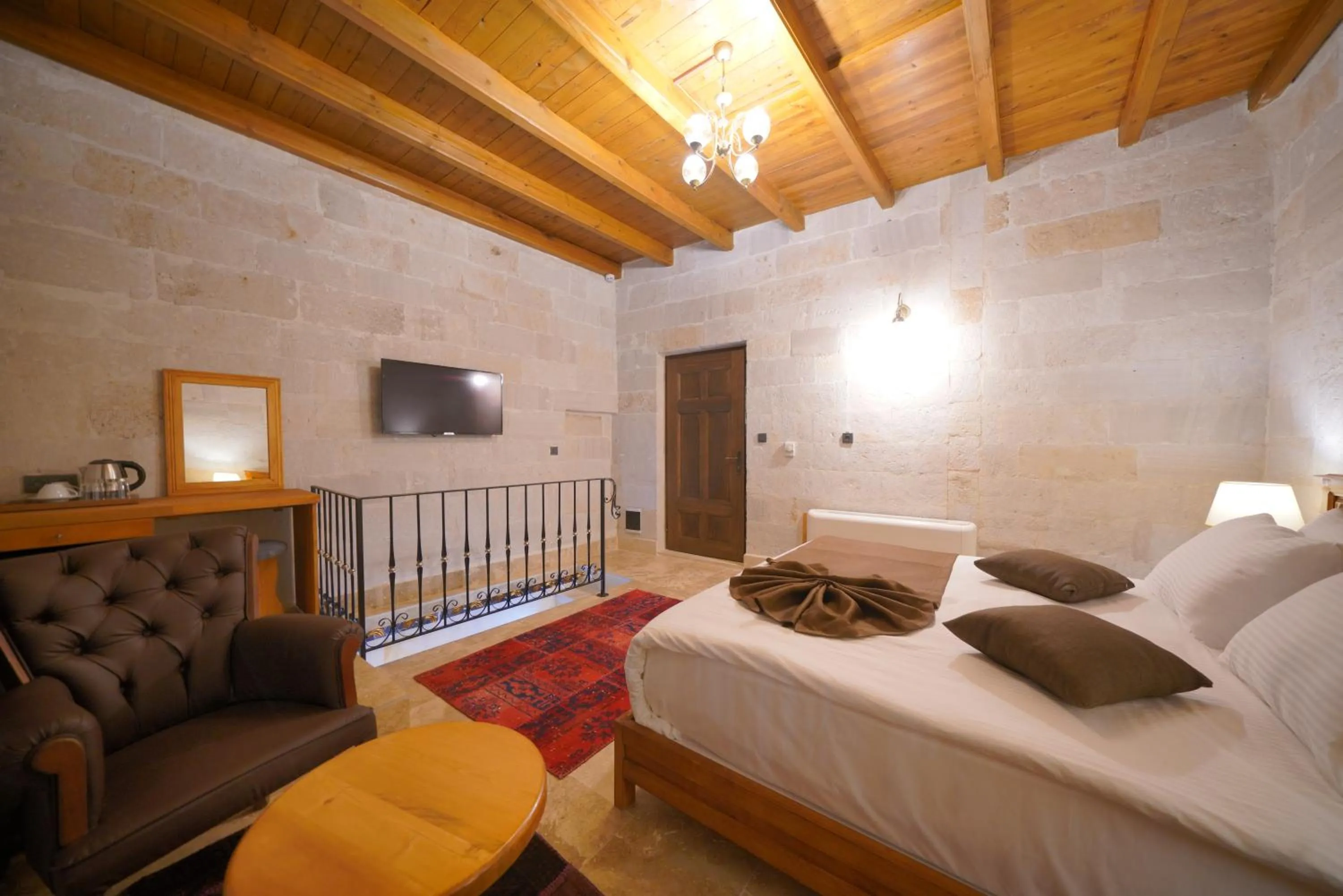 Bed in Cappadocia Secret Hill Cave Suites