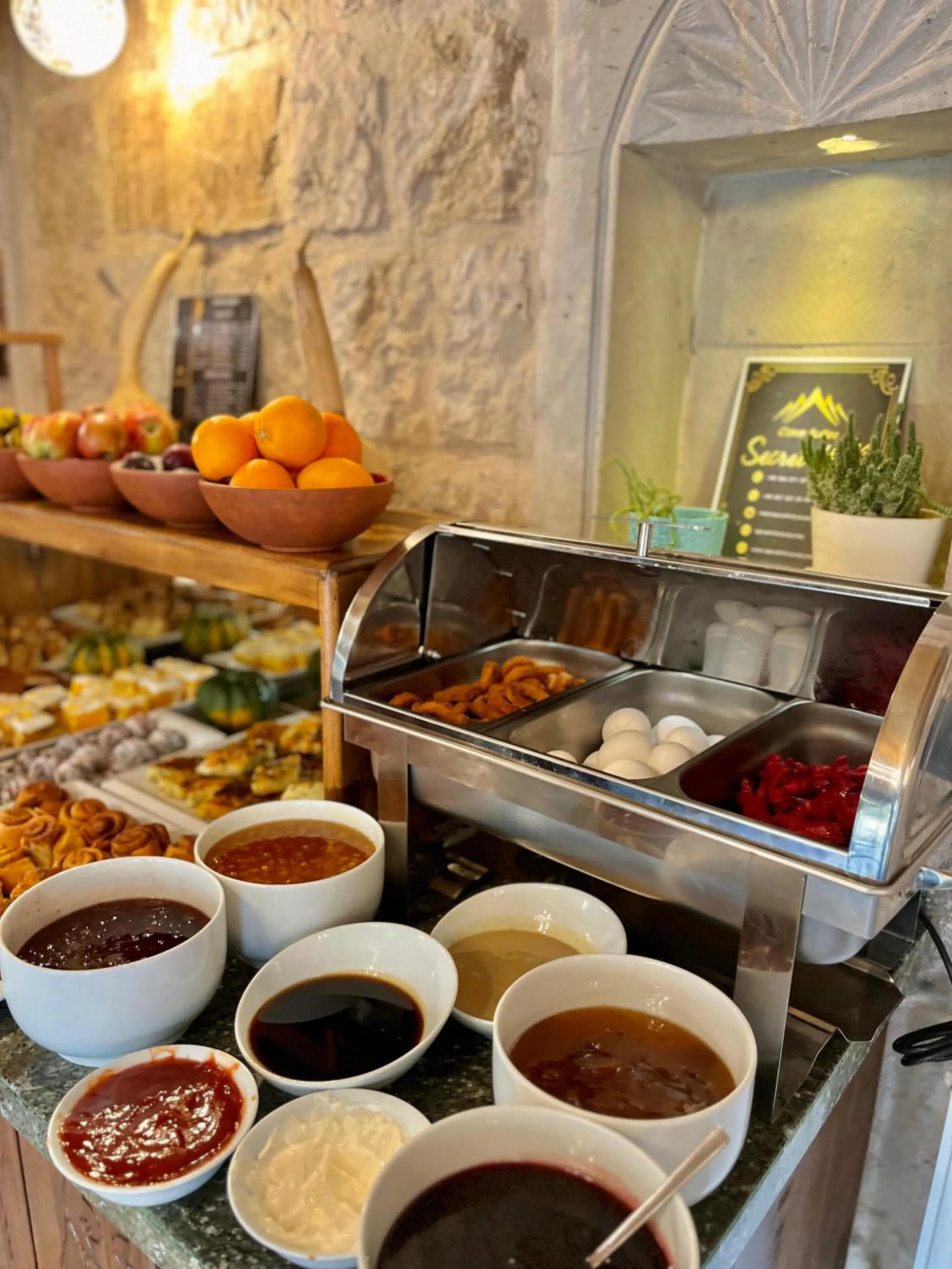 Restaurant/places to eat in Cappadocia Secret Hill Cave Suites