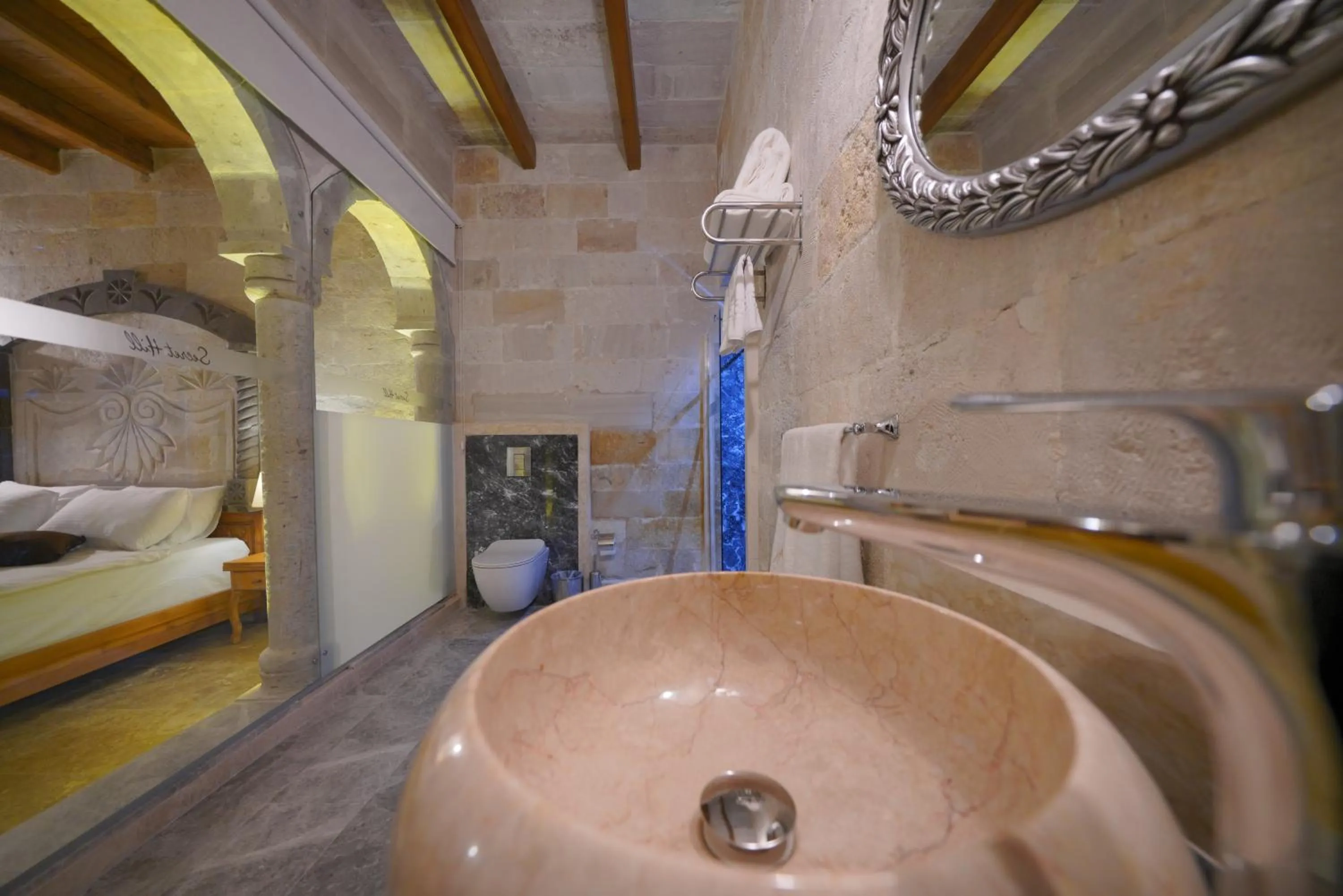 Shower in Cappadocia Secret Hill Cave Suites