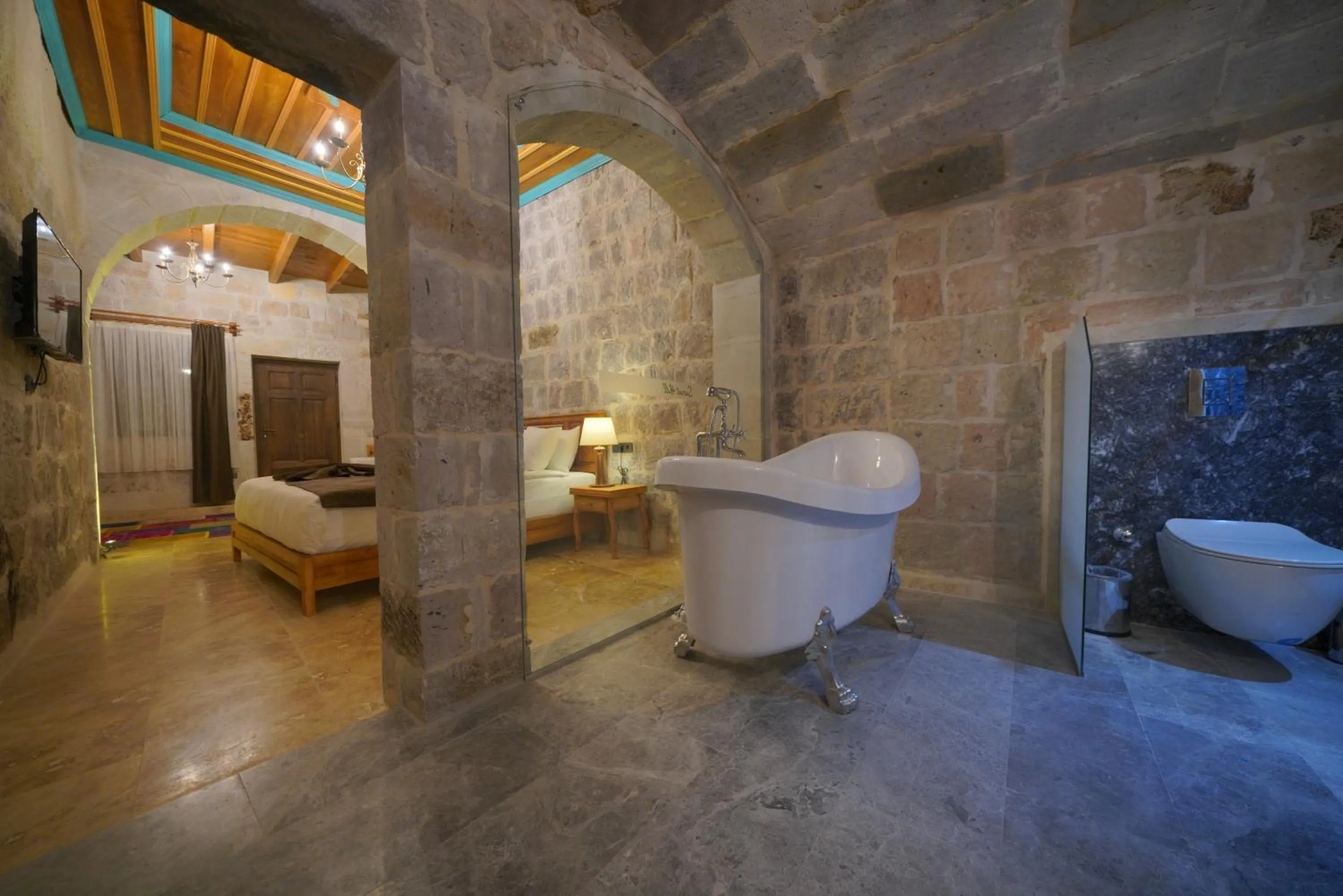 Toilet in Cappadocia Secret Hill Cave Suites