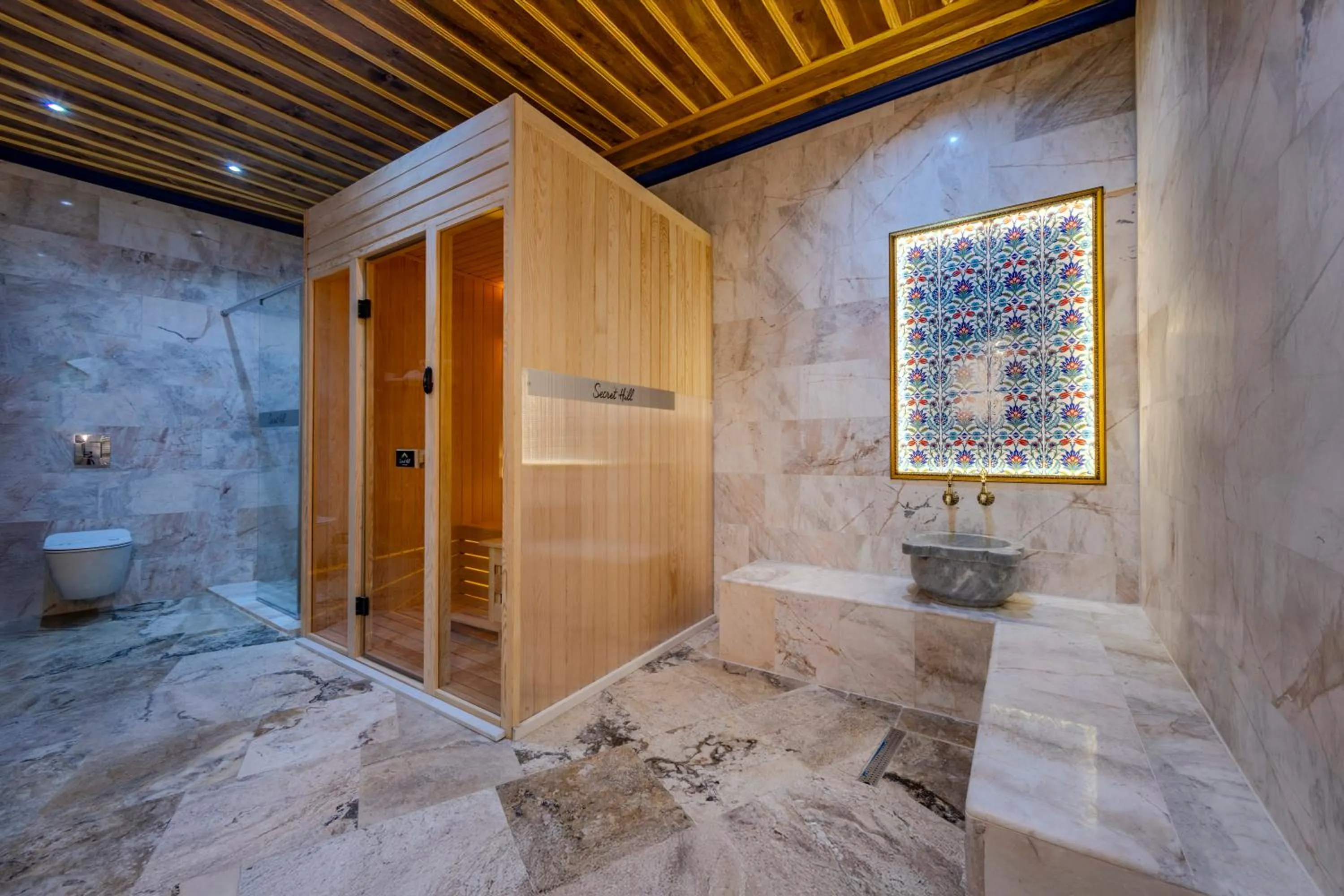 Shower in Cappadocia Secret Hill Cave Suites