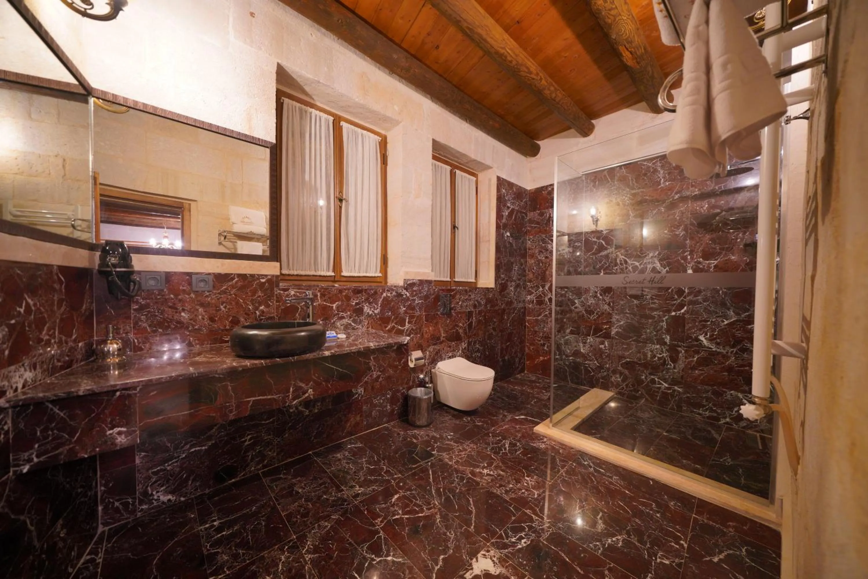 Toilet in Cappadocia Secret Hill Cave Suites