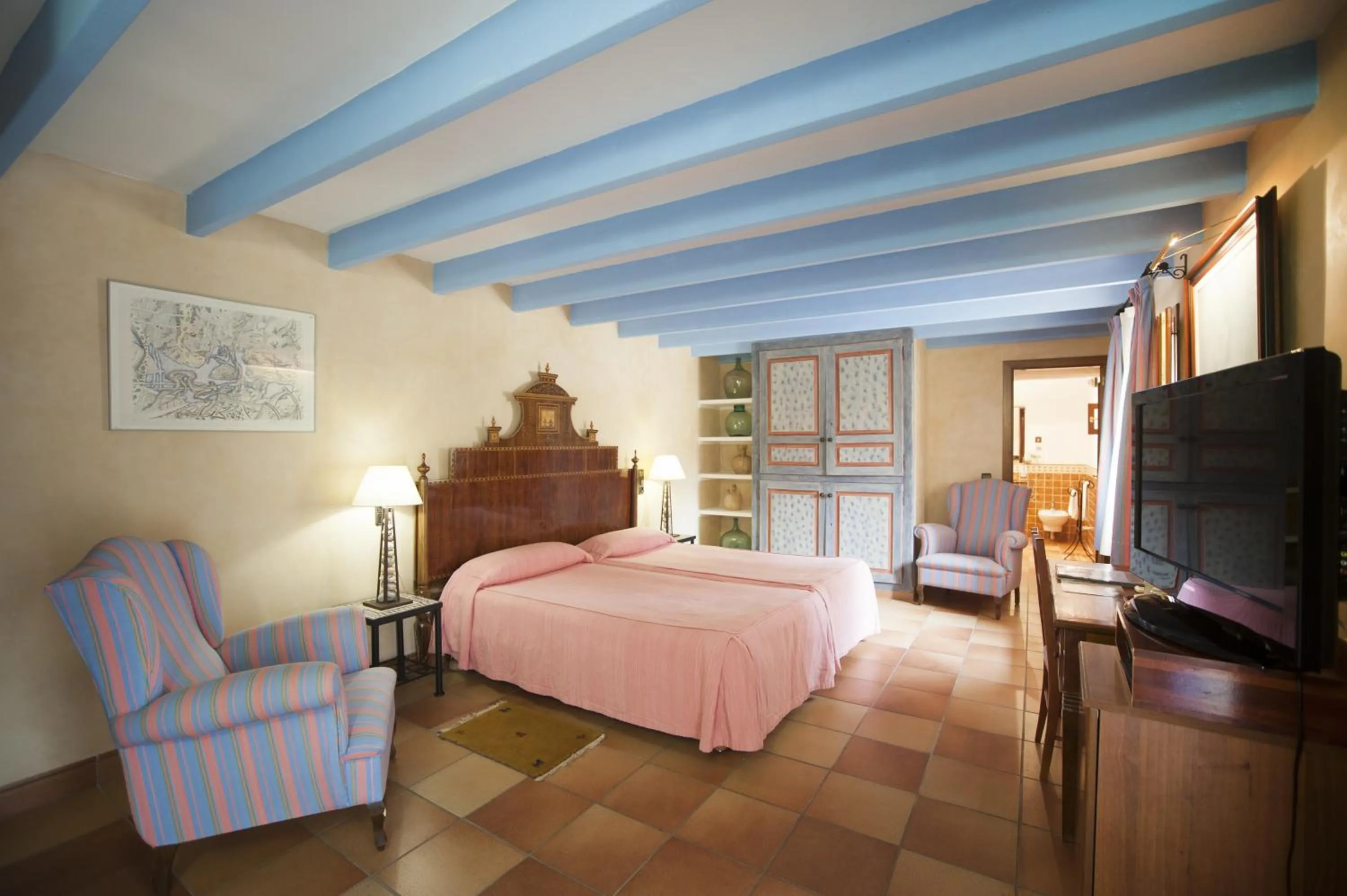 Bedroom, Bed in Ca's Garriguer