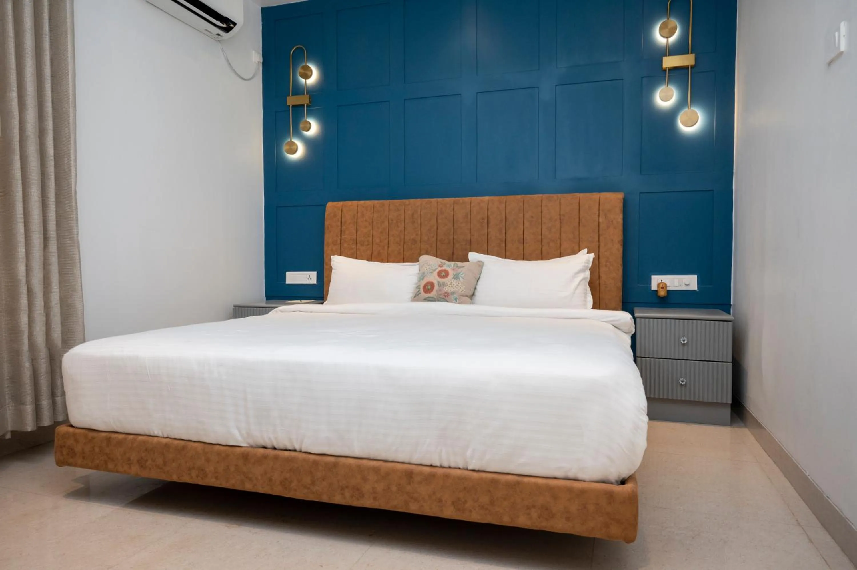 Bed in Richmonde Ananta Elite Luxurious Villa & Apartments,Goa