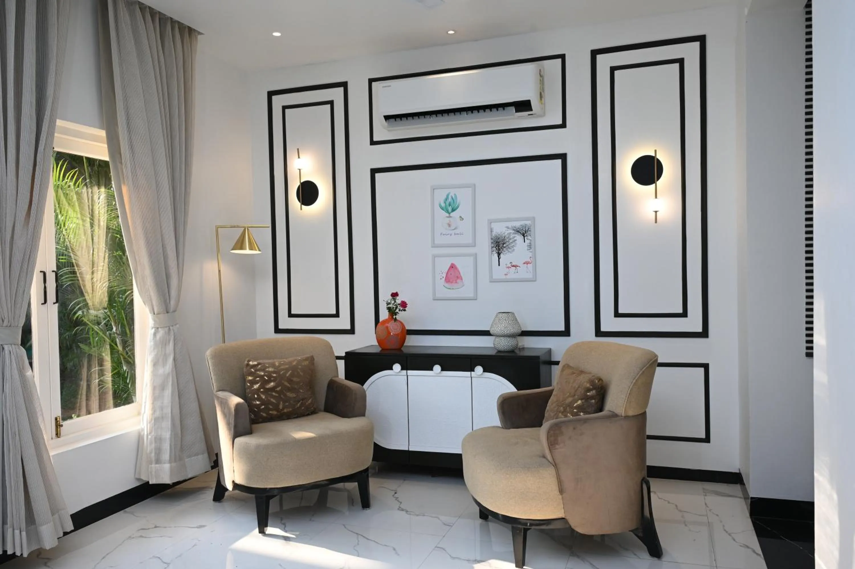 Living room in Richmonde Ananta Elite Luxurious Villa & Apartments,Goa