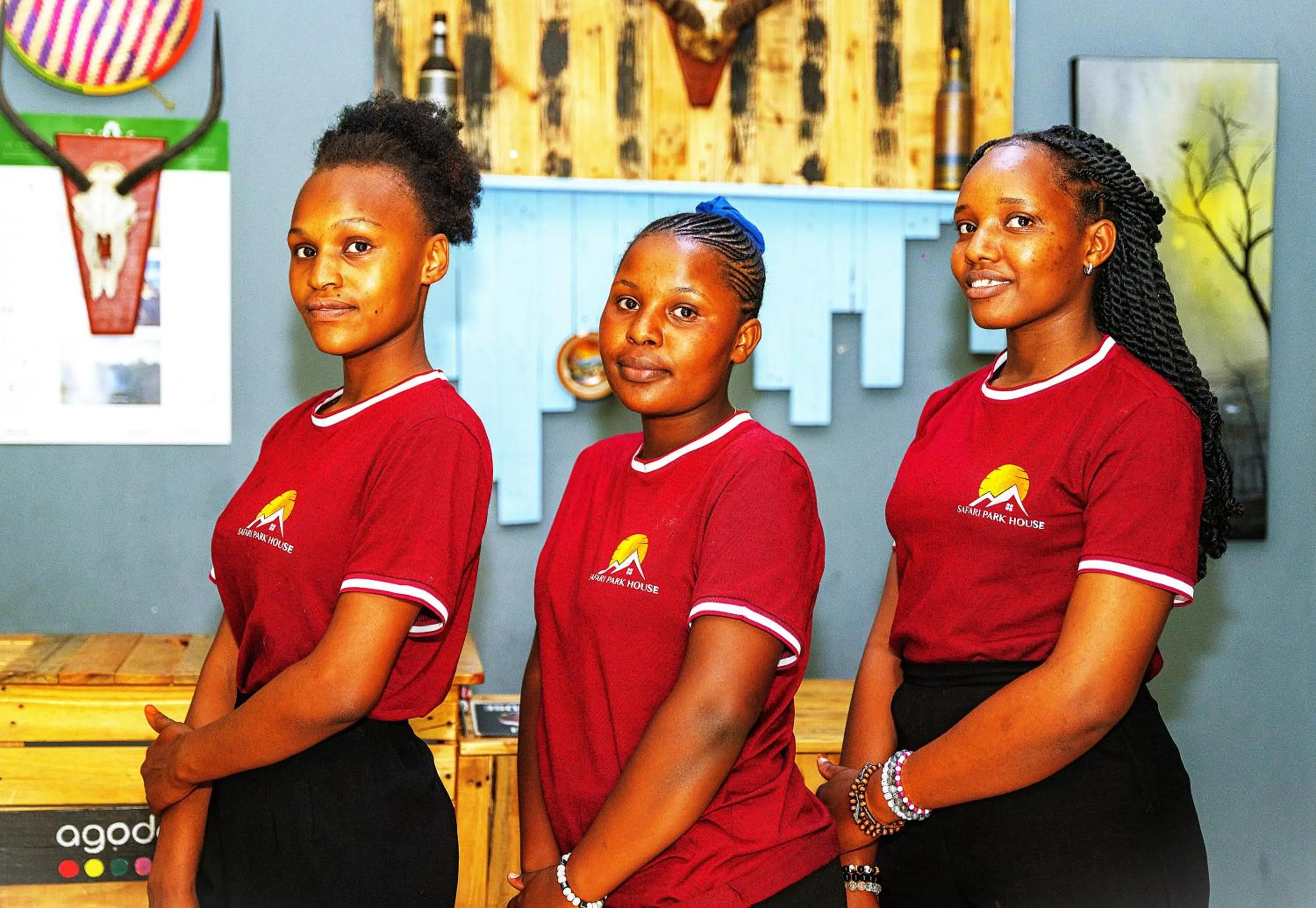 Staff in Safari Park House