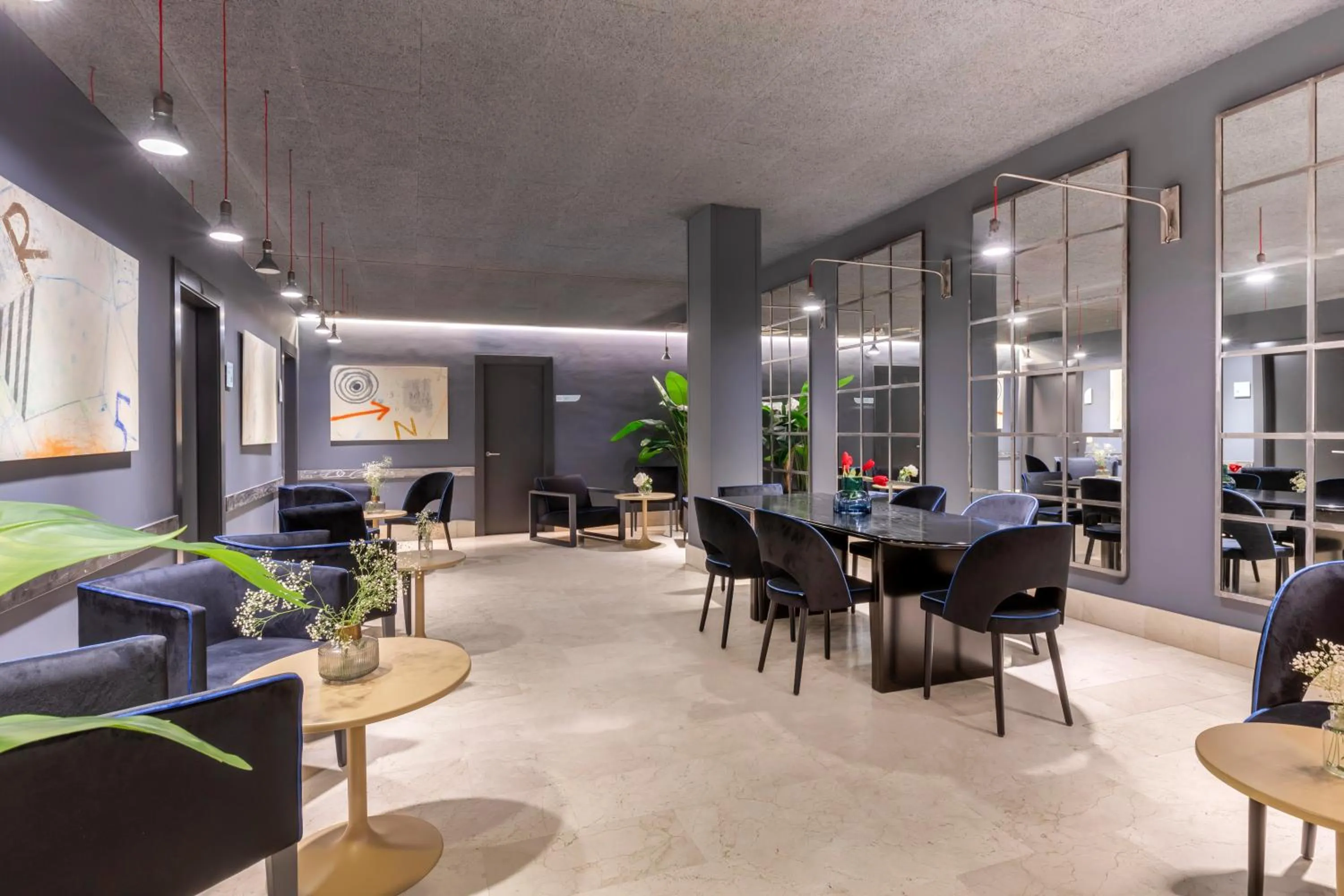 Living room in Hotel Pamplona Plaza