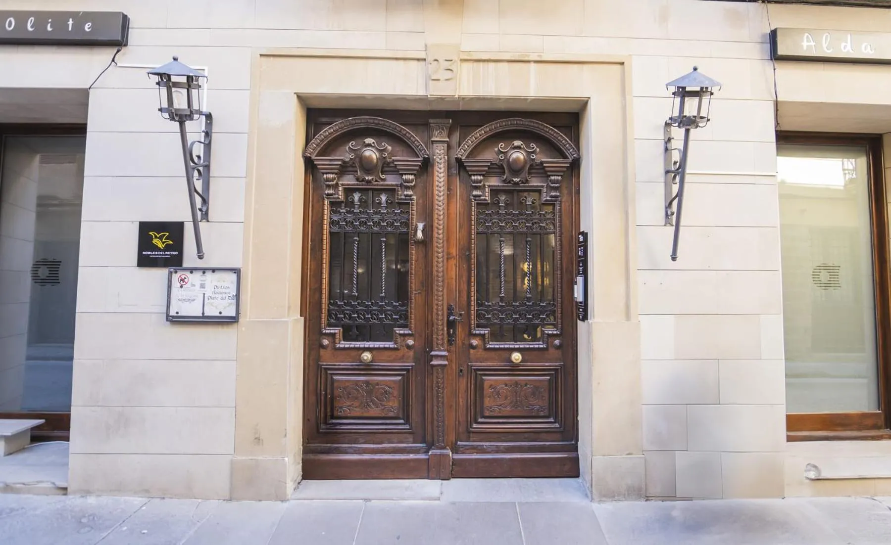 Facade/entrance in Hotel Alda Castillo de Olite
