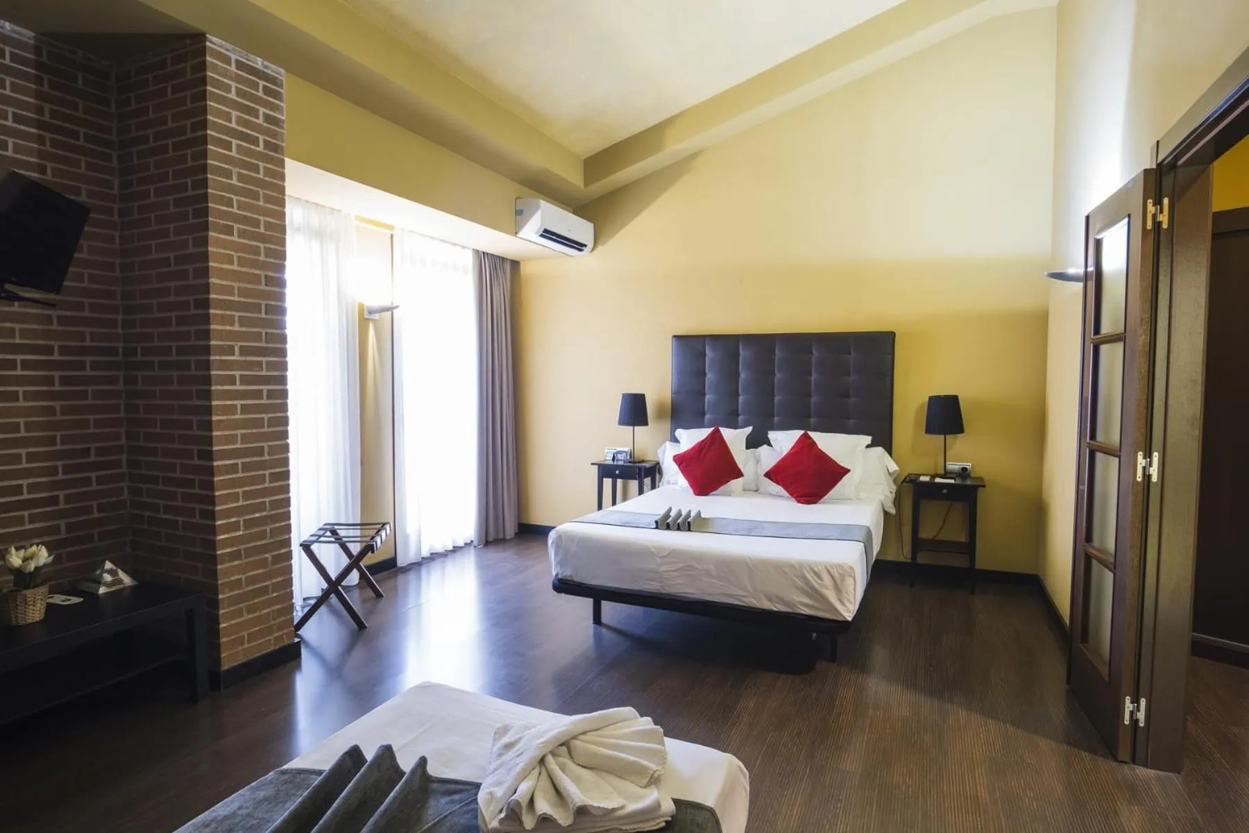 Bed in Hotel Alda Castillo de Olite