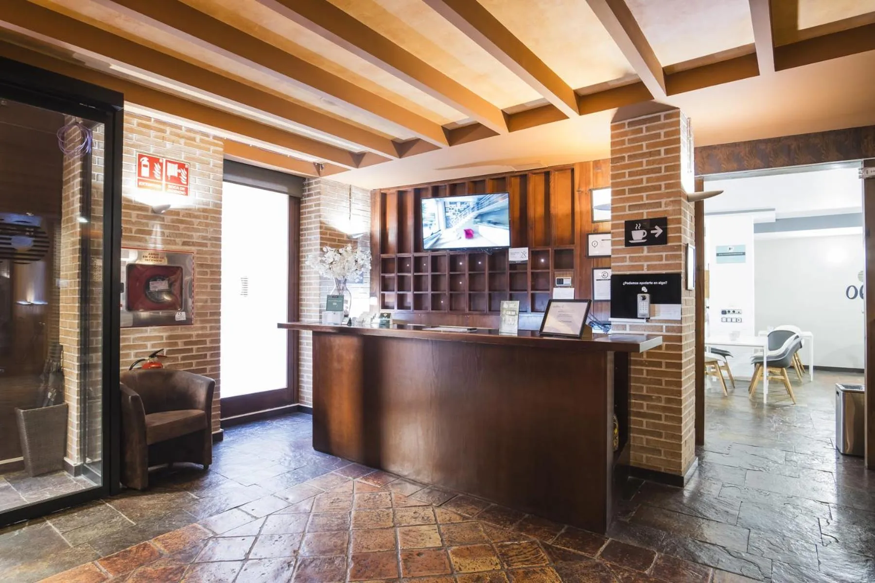 Lobby or reception in Hotel Alda Castillo de Olite