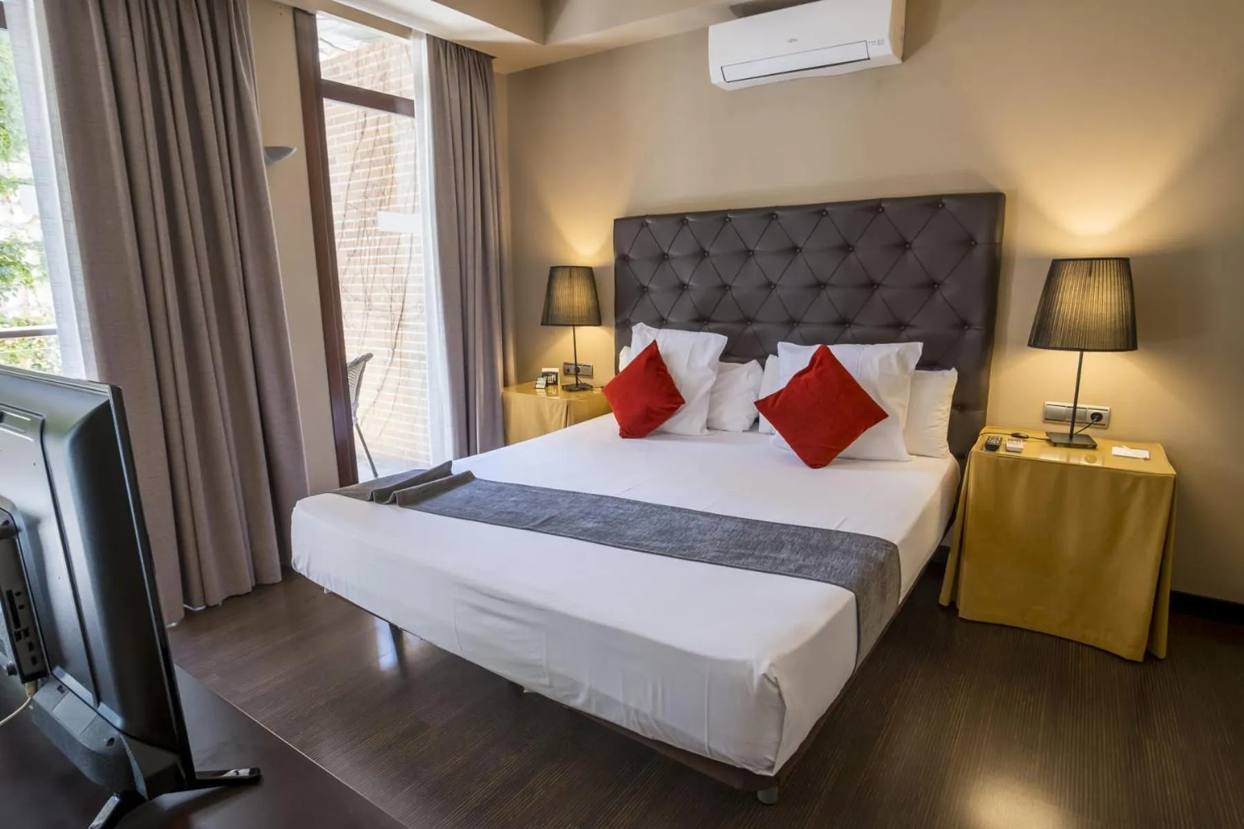 Bed in Hotel Alda Castillo de Olite