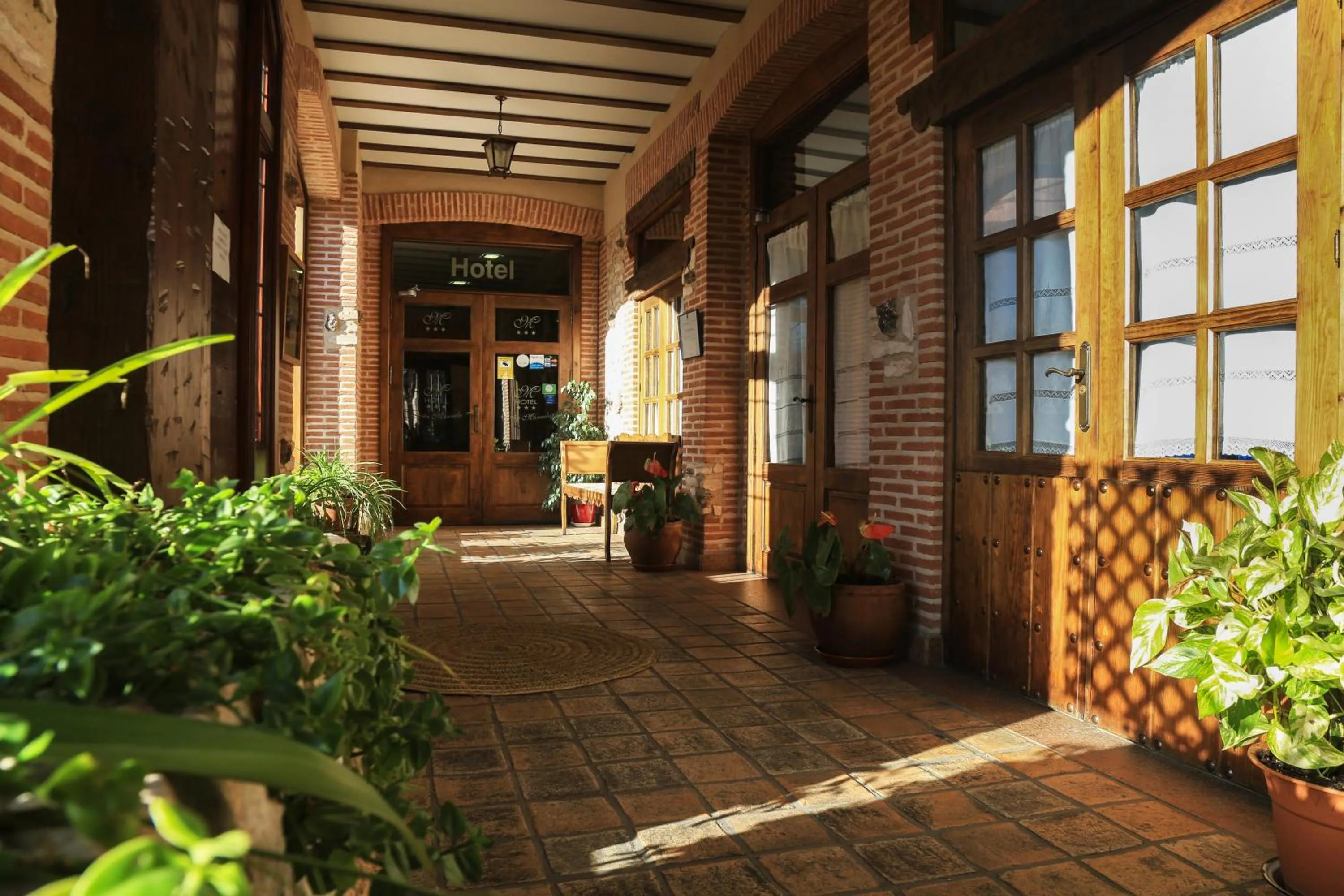 On site in Hotel Doña Manuela