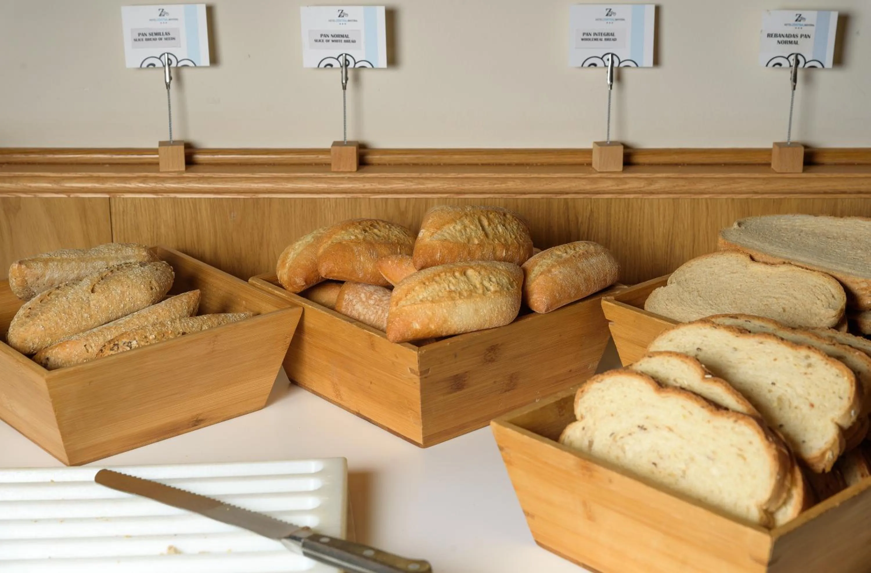 Buffet breakfast in Hotel Zentral Mayoral