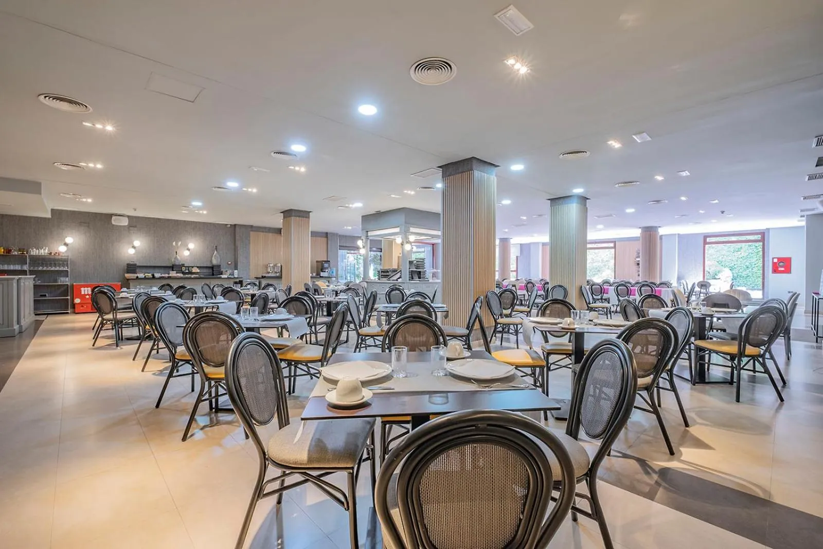 Buffet breakfast in Hotel Hidalgo