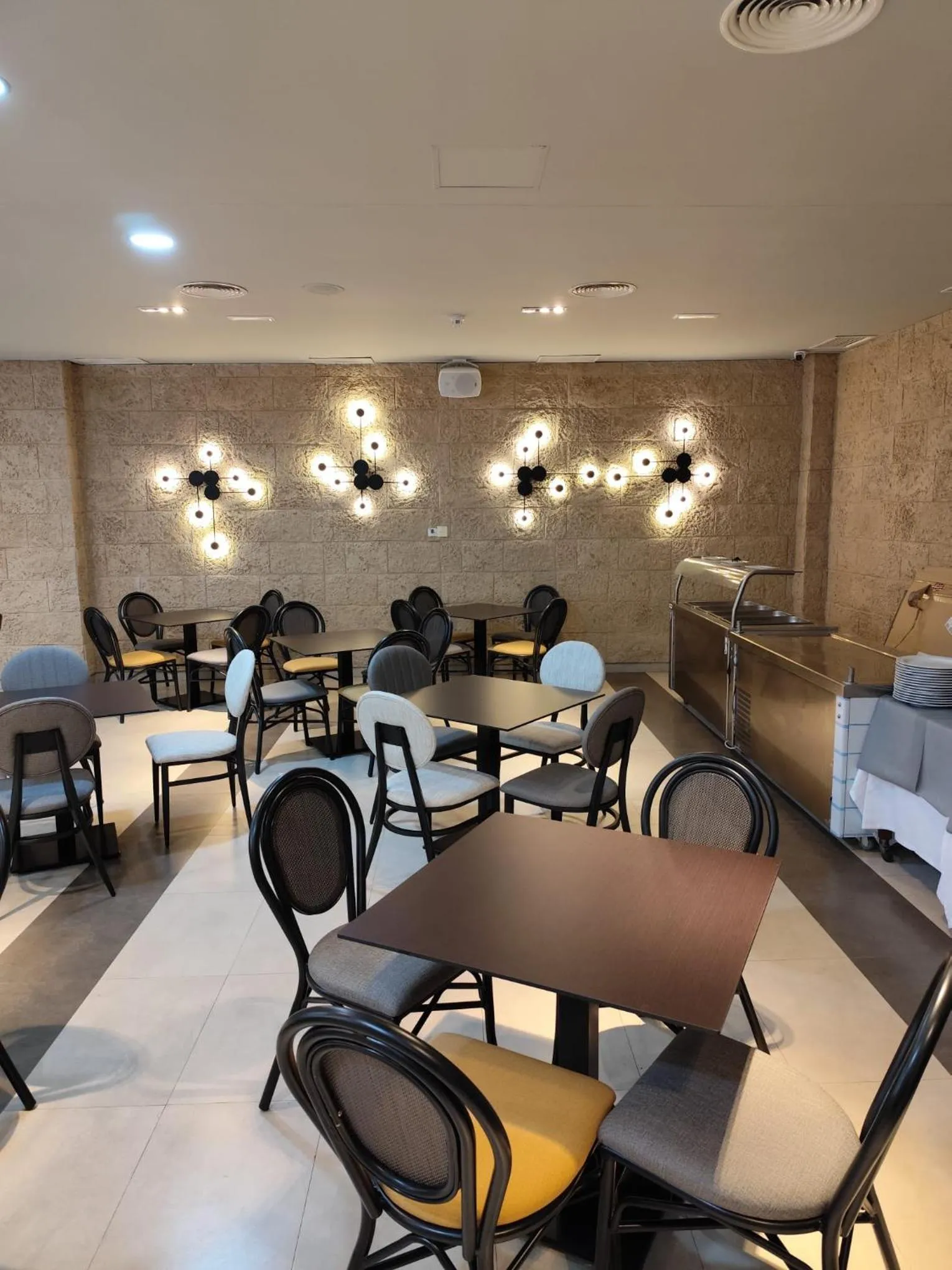 Buffet breakfast in Hotel Hidalgo