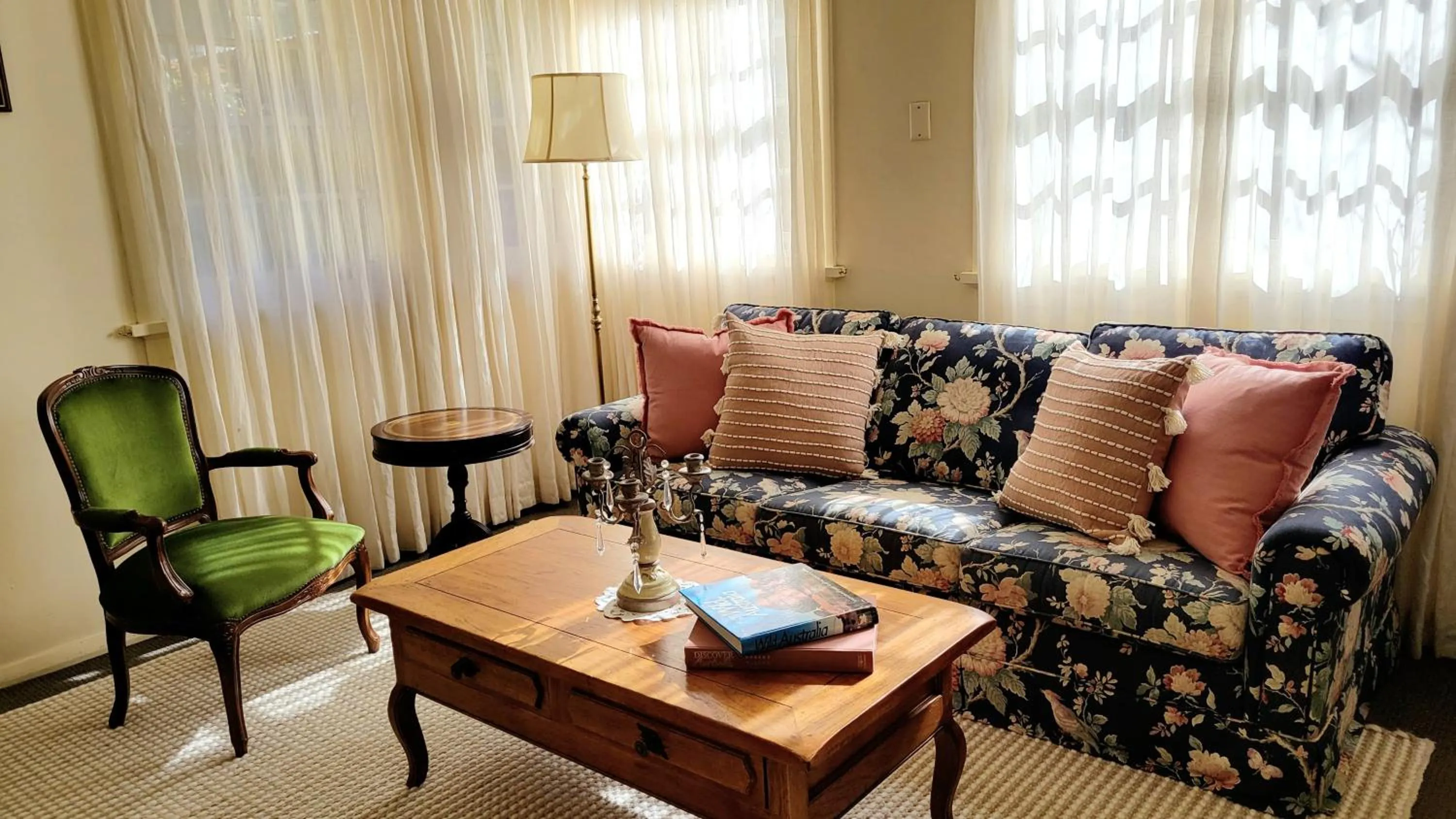 Seating area in Leura House